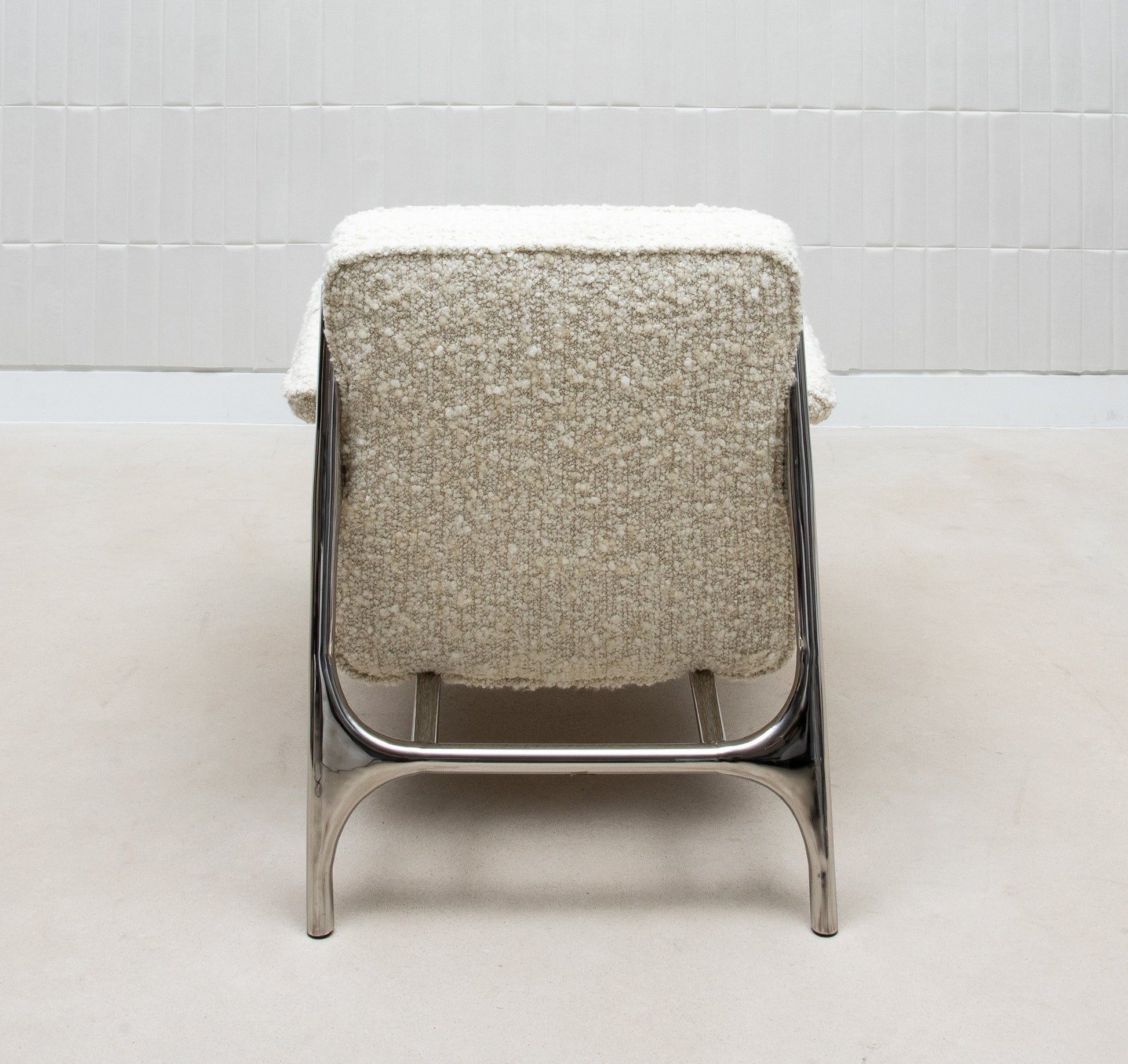 Ramo Armchair in Cream Bouclé by R&Y Augousti
