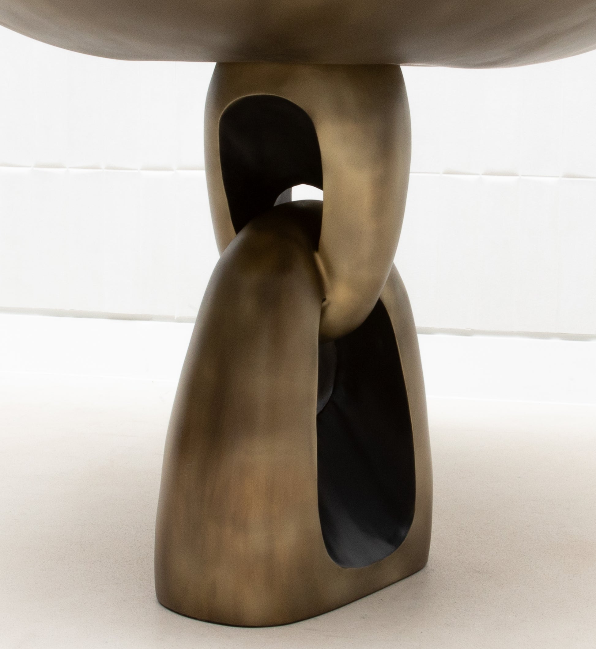 Game Table in Black Shagreen with Brass by R&Y Augousti