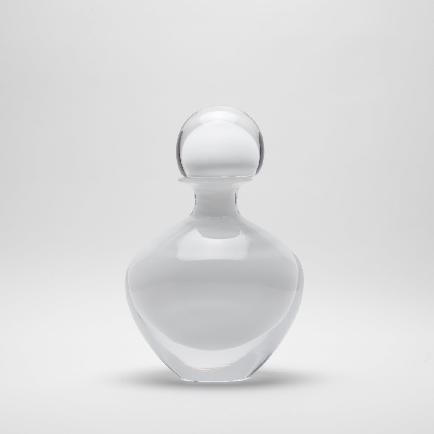 Murano Bottle Crystal White L