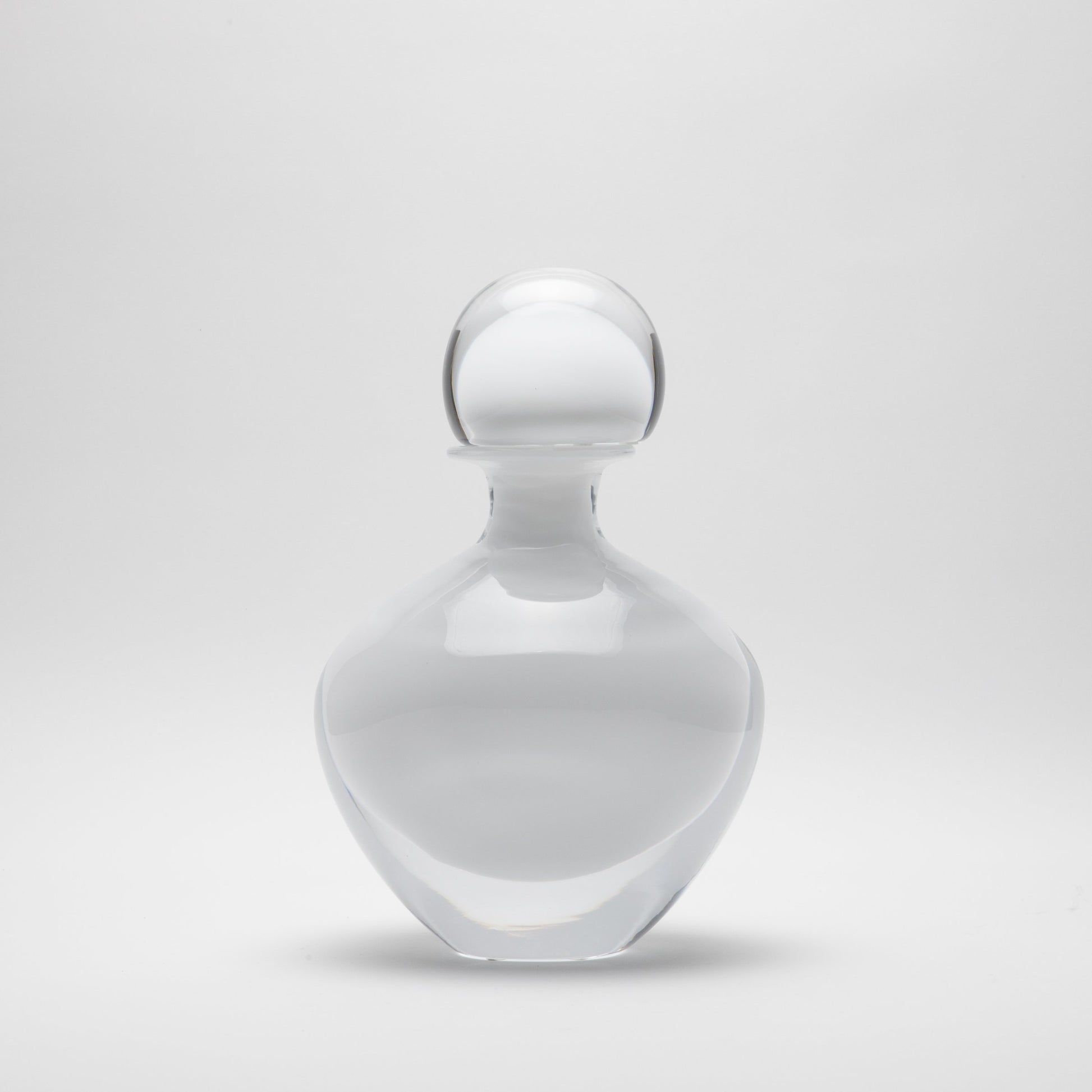 Murano Bottle Crystal White L