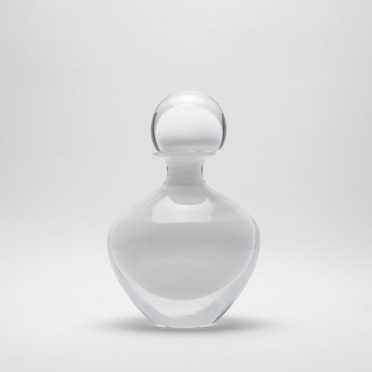 Murano Bottle Crystal White L