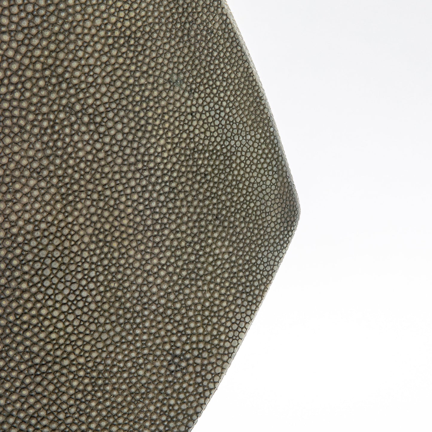 Side Cut Vase in Grey Shagreen by R&Y Augousti