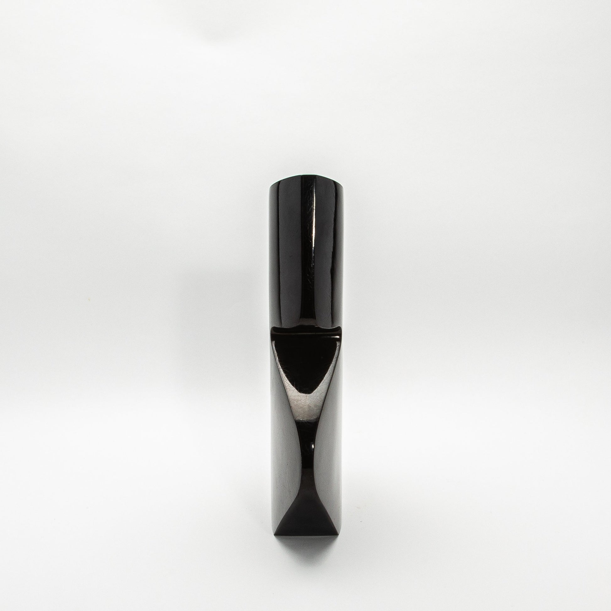 Sculptural Vase in Black Shell by R&Y Augousti