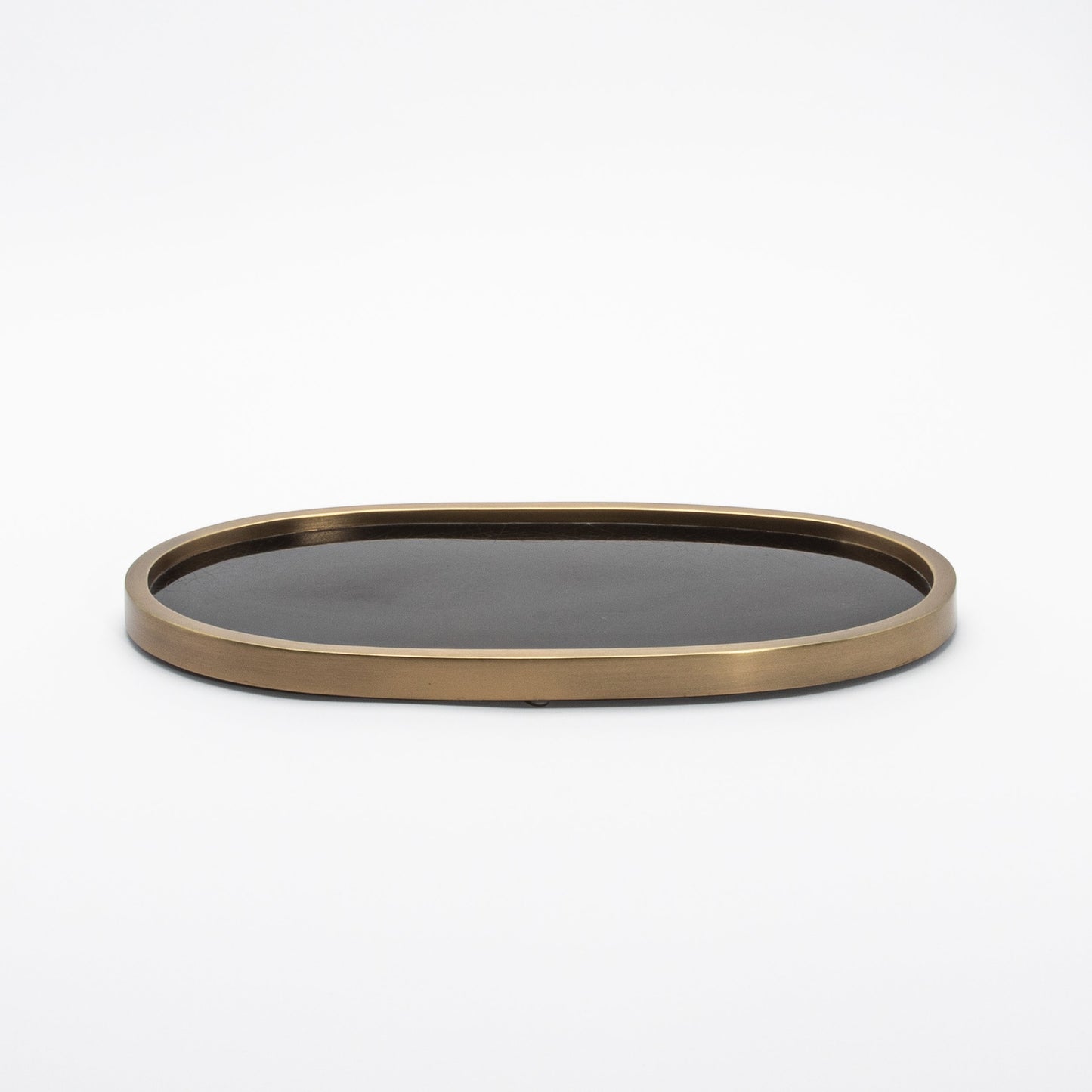 Tray in Pen Shell with Bronze Patina Brass by Kifu Paris
