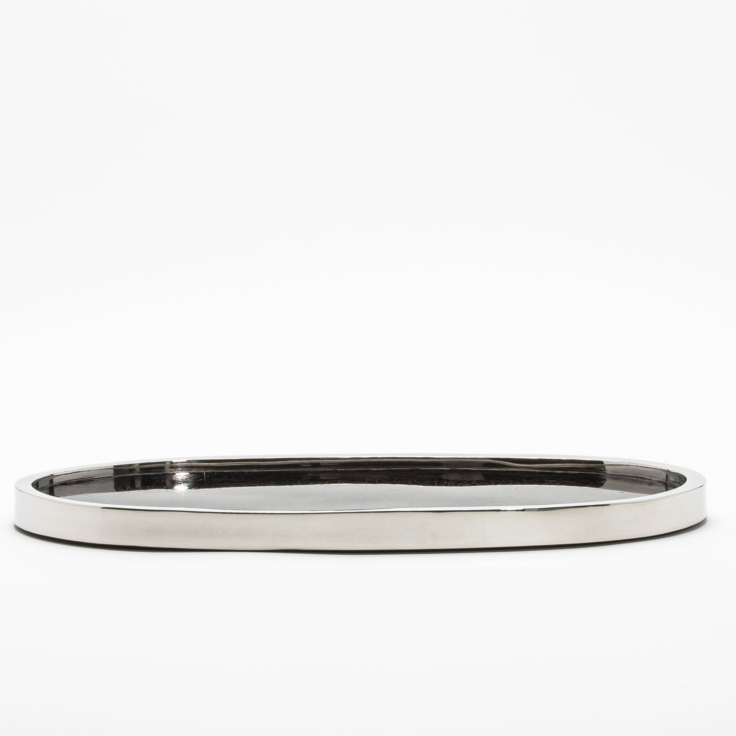 Tray in Shell with Polished Stainless Steel by Kifu Paris