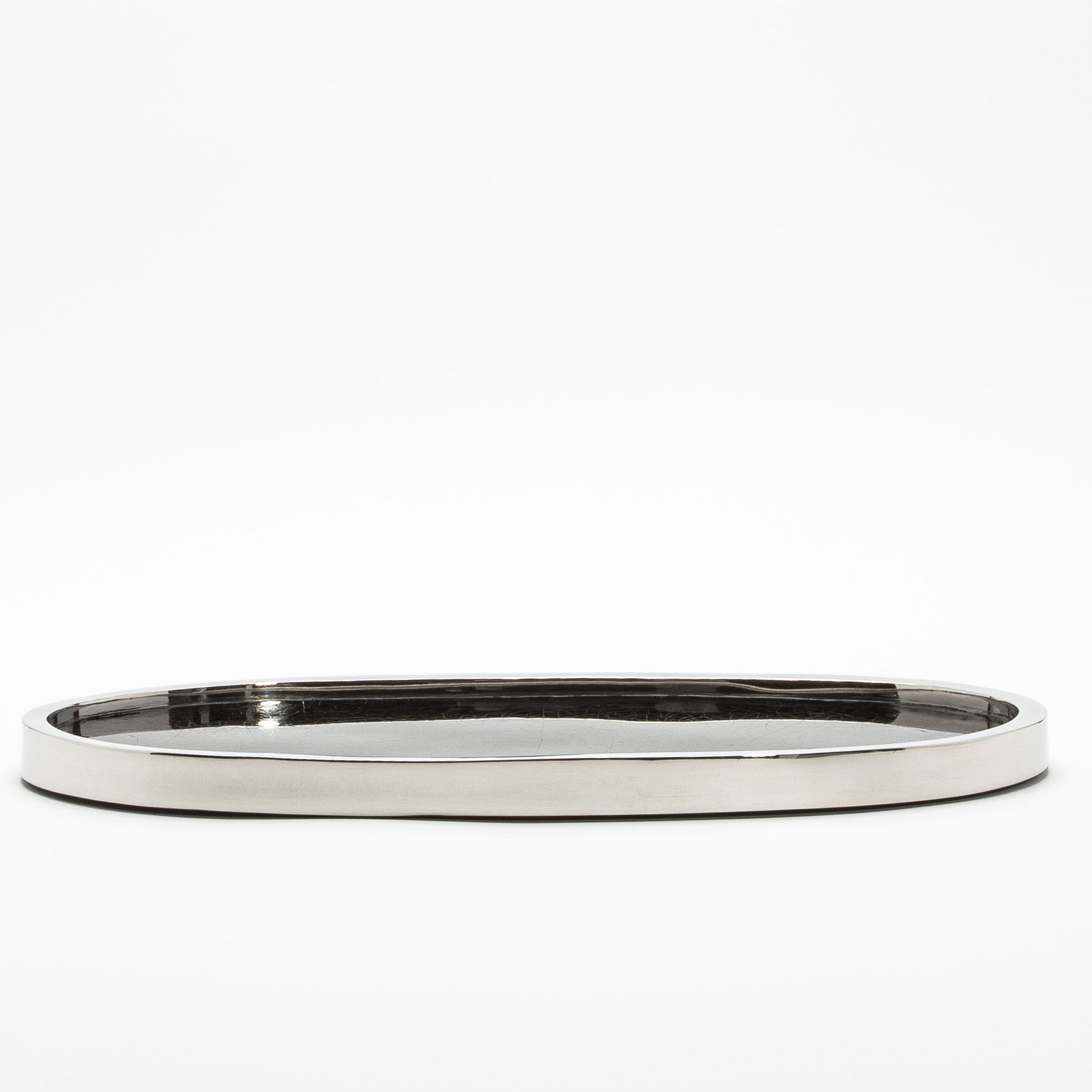 Tray in Shell with Polished Stainless Steel by Kifu Paris