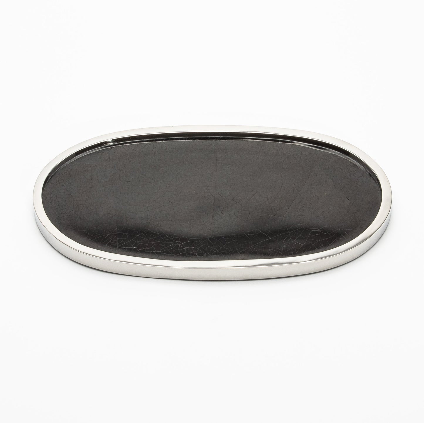Tray in Shell with Polished Stainless Steel by Kifu Paris