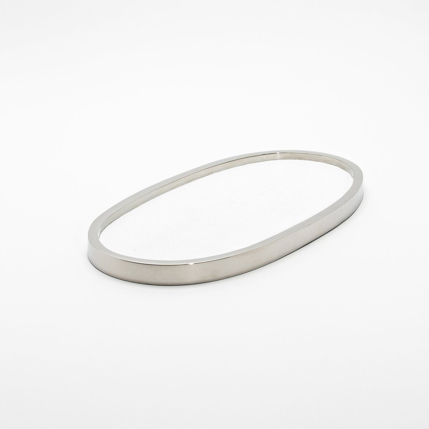 Tray in Shagreen with Polished Stainless Steel by Kifu Paris