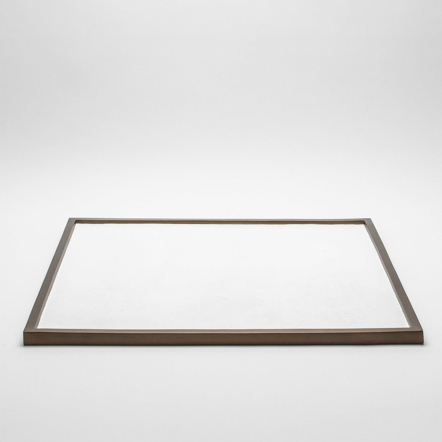 Large Square Tray in Shagreen by Kifu Paris