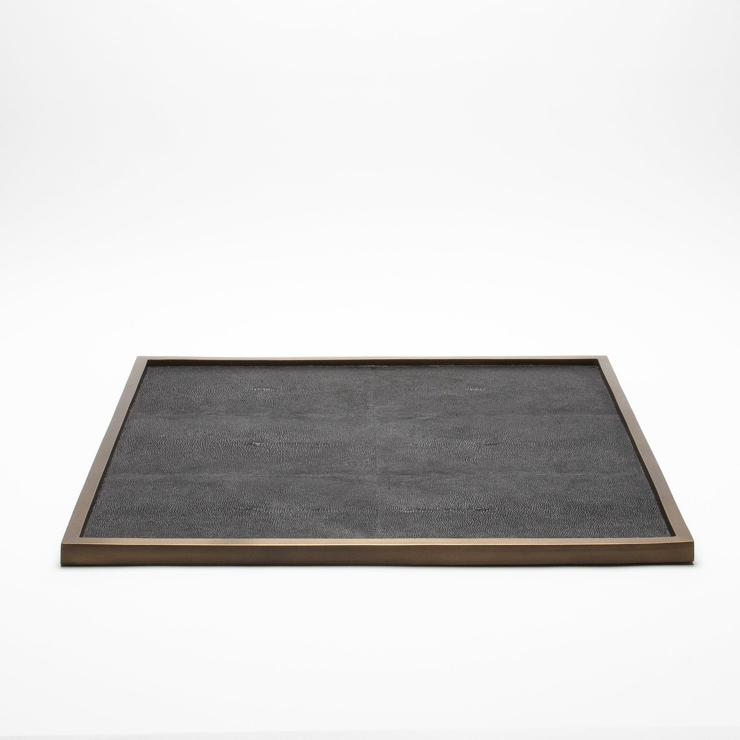 Extra Large Square Tray in Shagreen by Kifu Paris