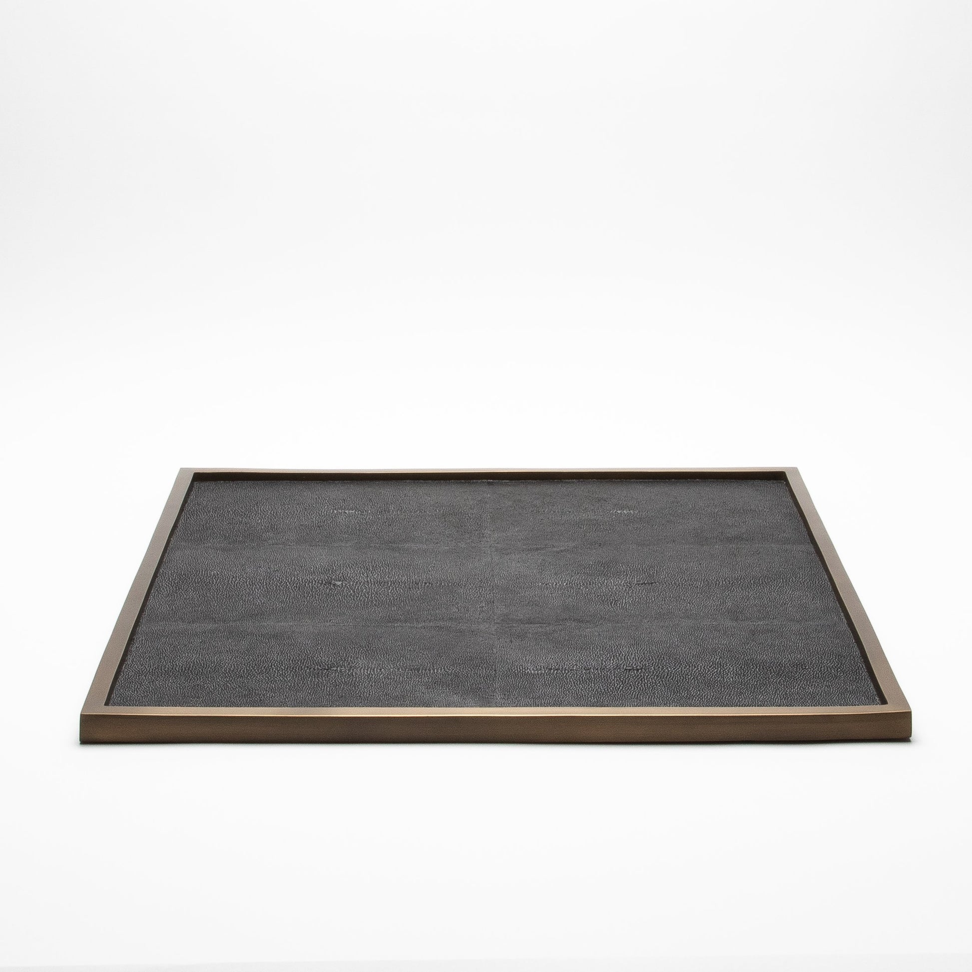 Extra Large Square Tray in Shagreen by Kifu Paris