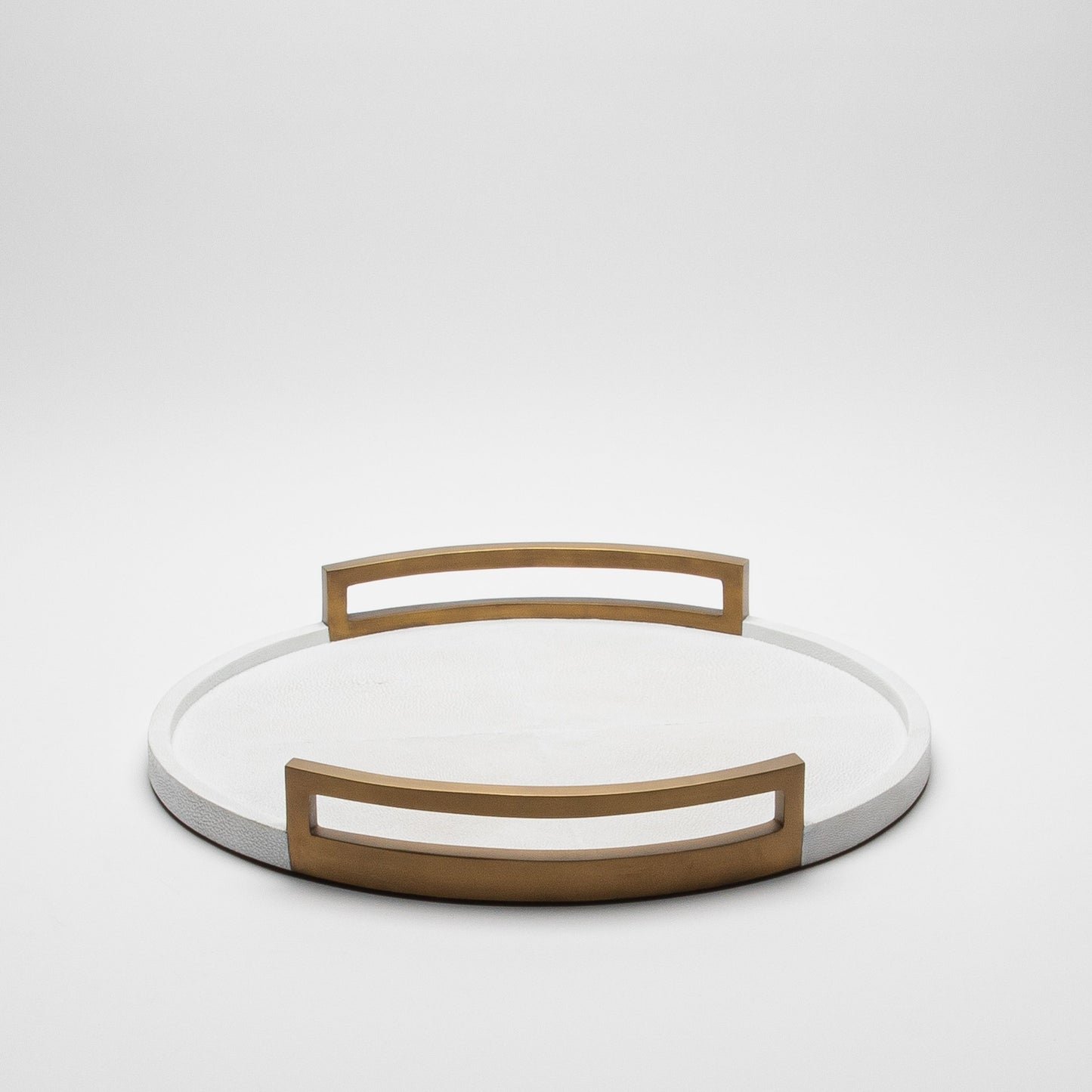 Round Tray in Shagreen by R&Y Augousti