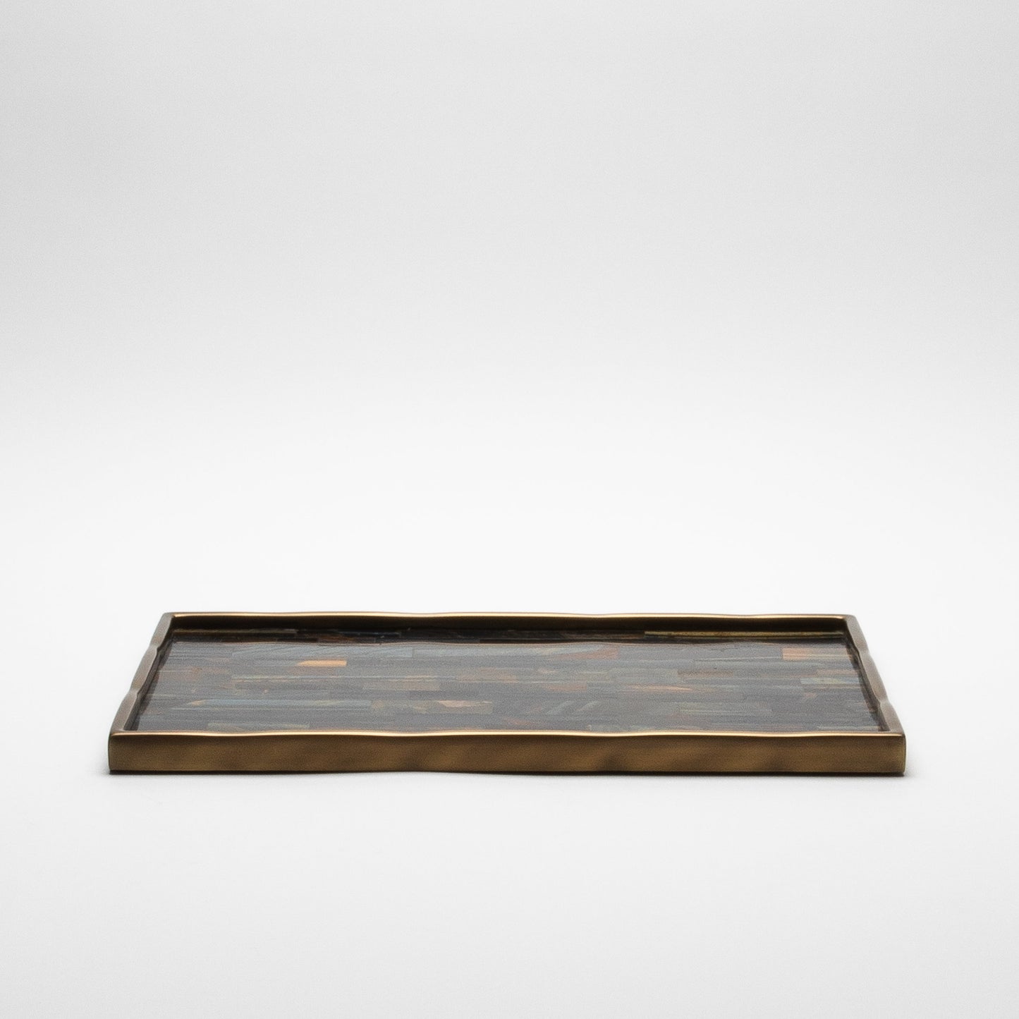 Rectangular Melting Tray in Tiger Eye by R&Y Augousti