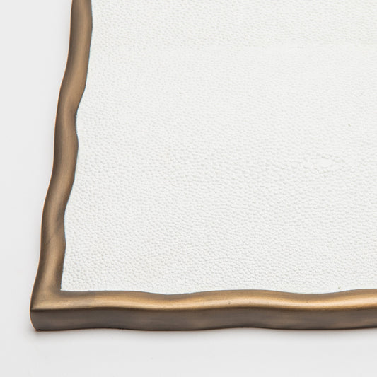 Rectangular Melting Tray in Shagreen by R&Y Augousti