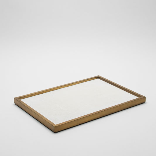 Rectangular Tray in Shagreen by Kifu Paris