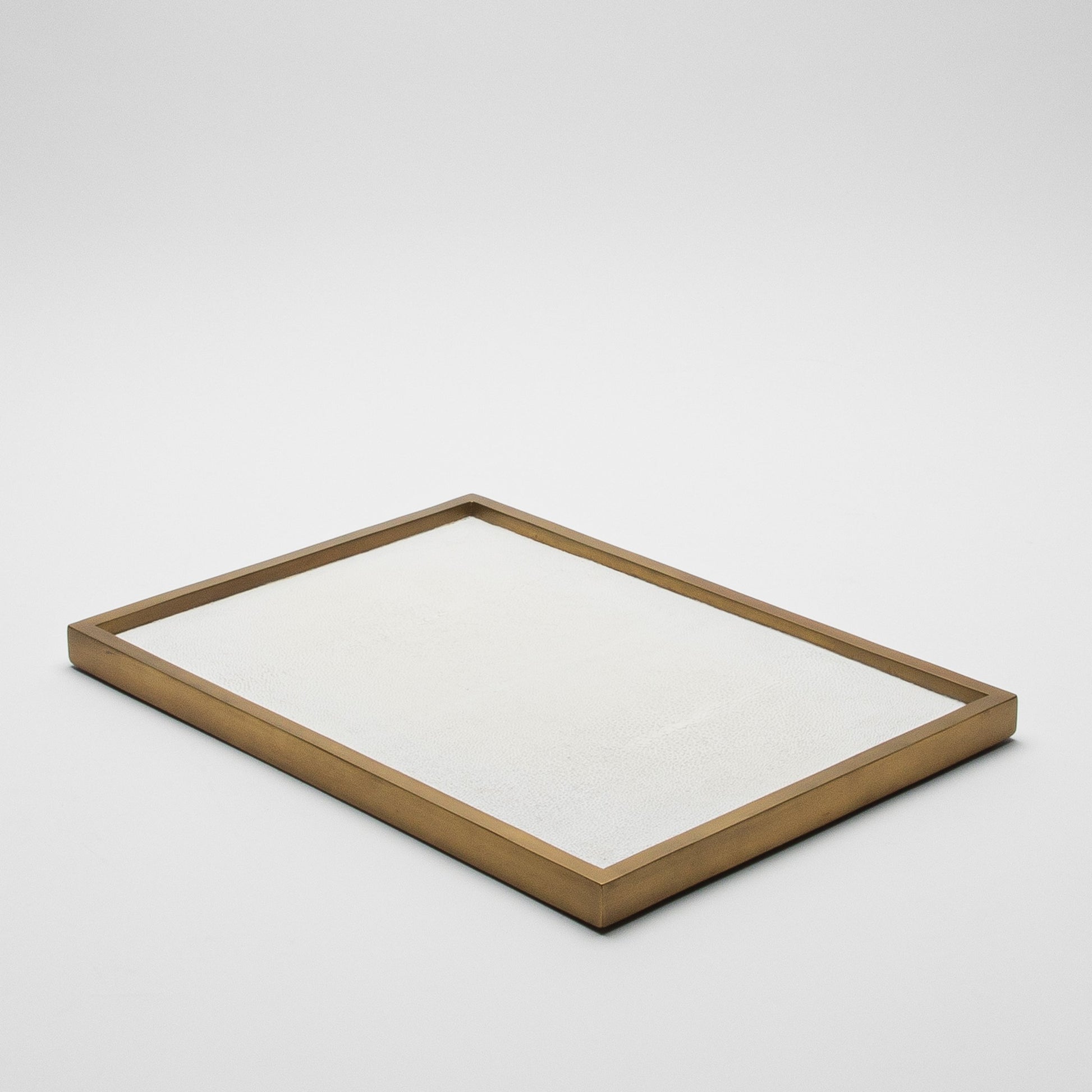Rectangular Tray in Shagreen by Kifu Paris