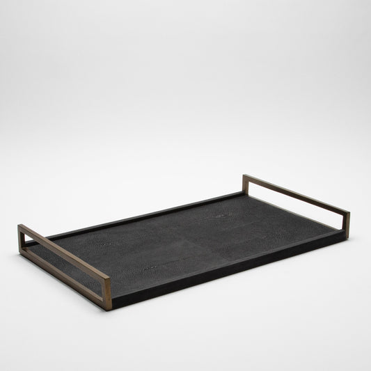 Rectangular Tray in Shagreen by R&Y Augousti