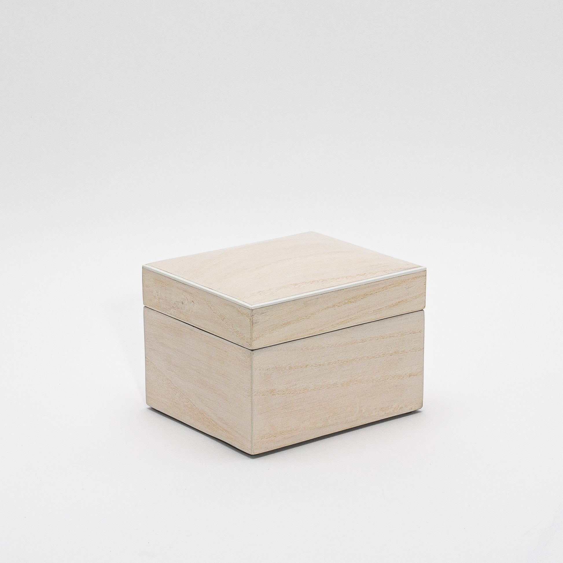 Set of 3 Curved Top Boxes in White Oak by R&Y Augousti