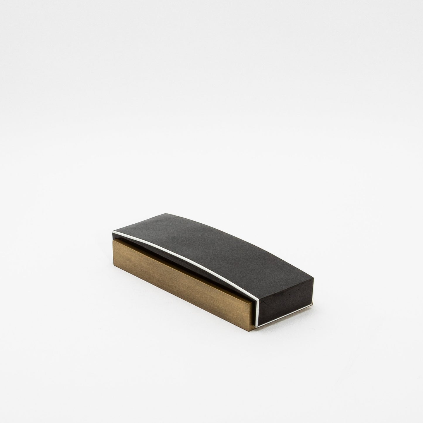 Set of 3 Boxes in Pen Shell Shagreen and Bronze Patina Brass by R&Y Augousti