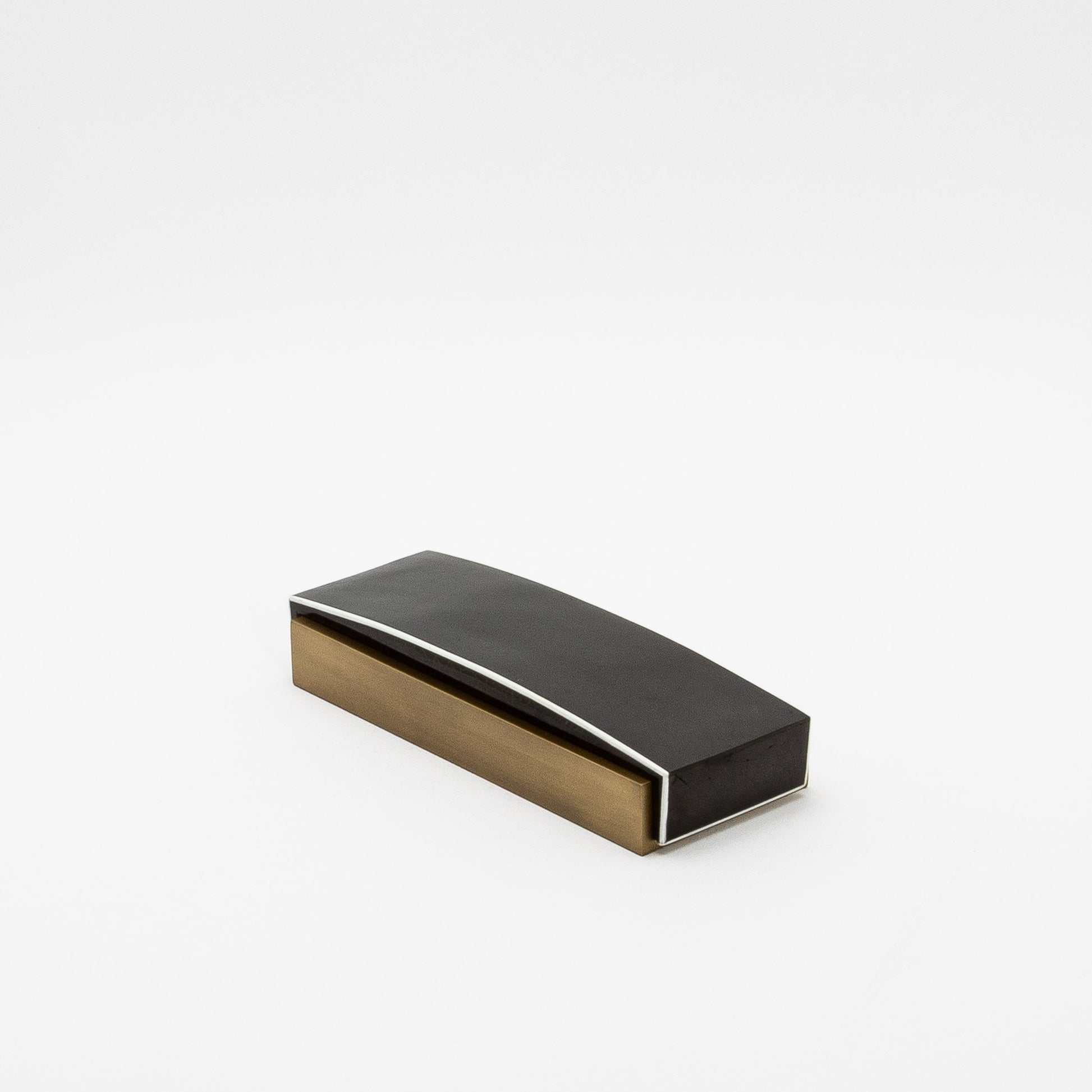 Set of 3 Boxes in Pen Shell Shagreen and Bronze Patina Brass by R&Y Augousti