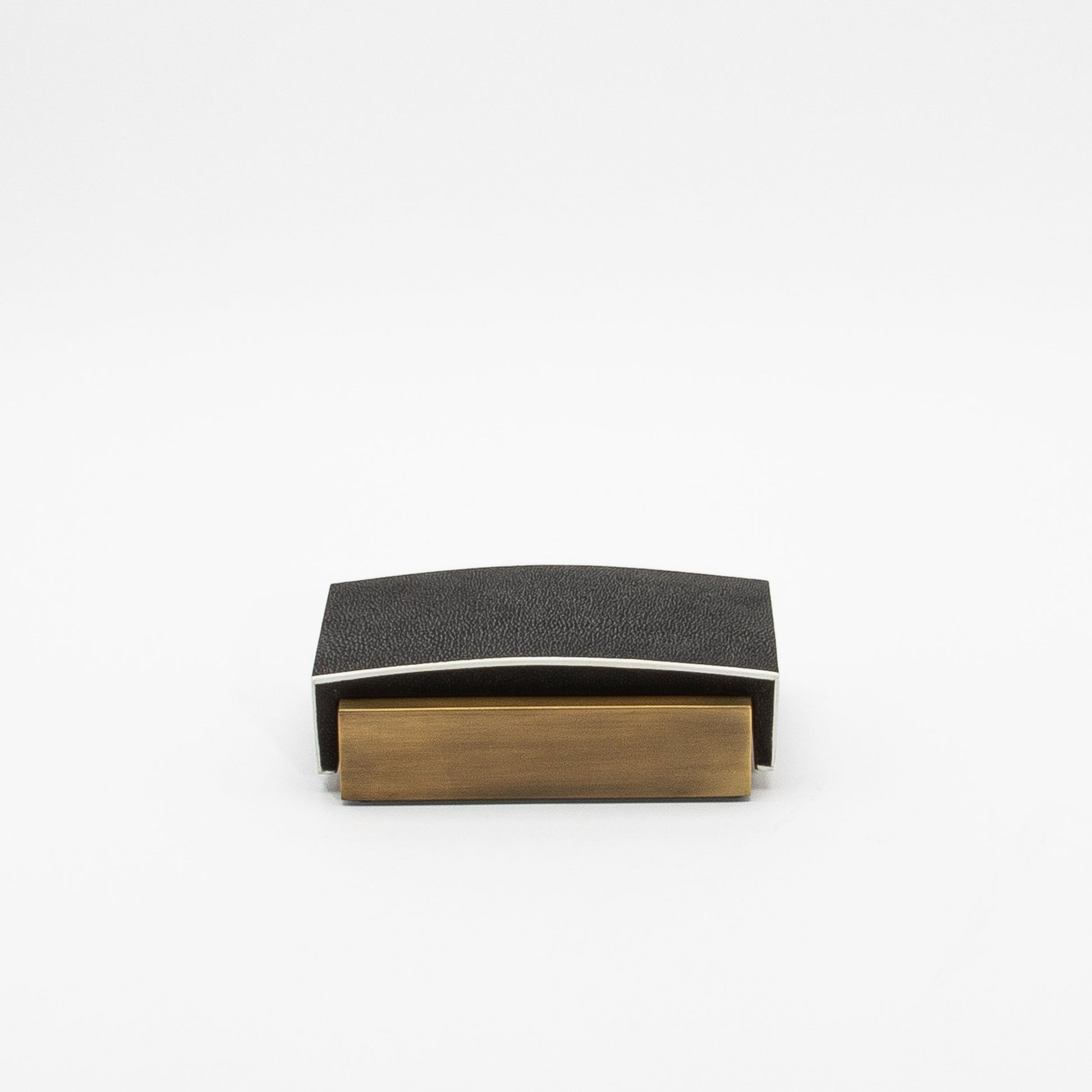 Set of 3 Boxes in Black Shagreen and Bronze Patina Brass by R&Y Augousti