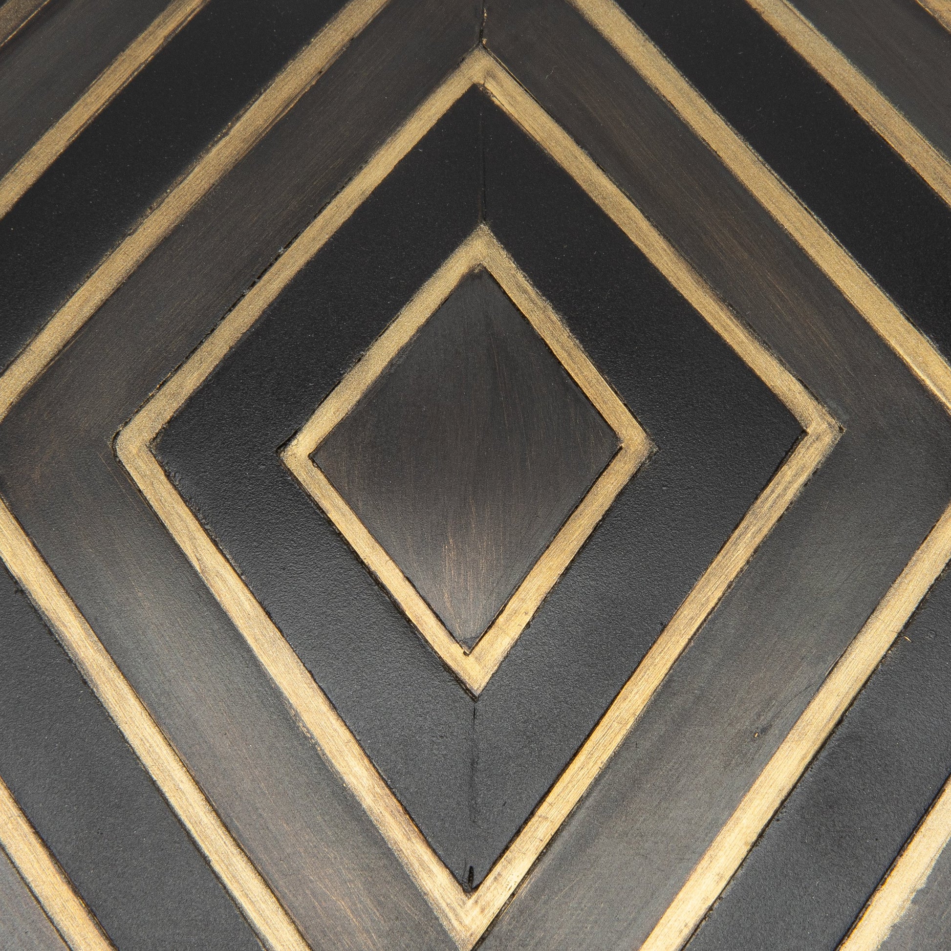 Set of 3 Boxes in Black Oak with Brass Details by R&Y Augousti
