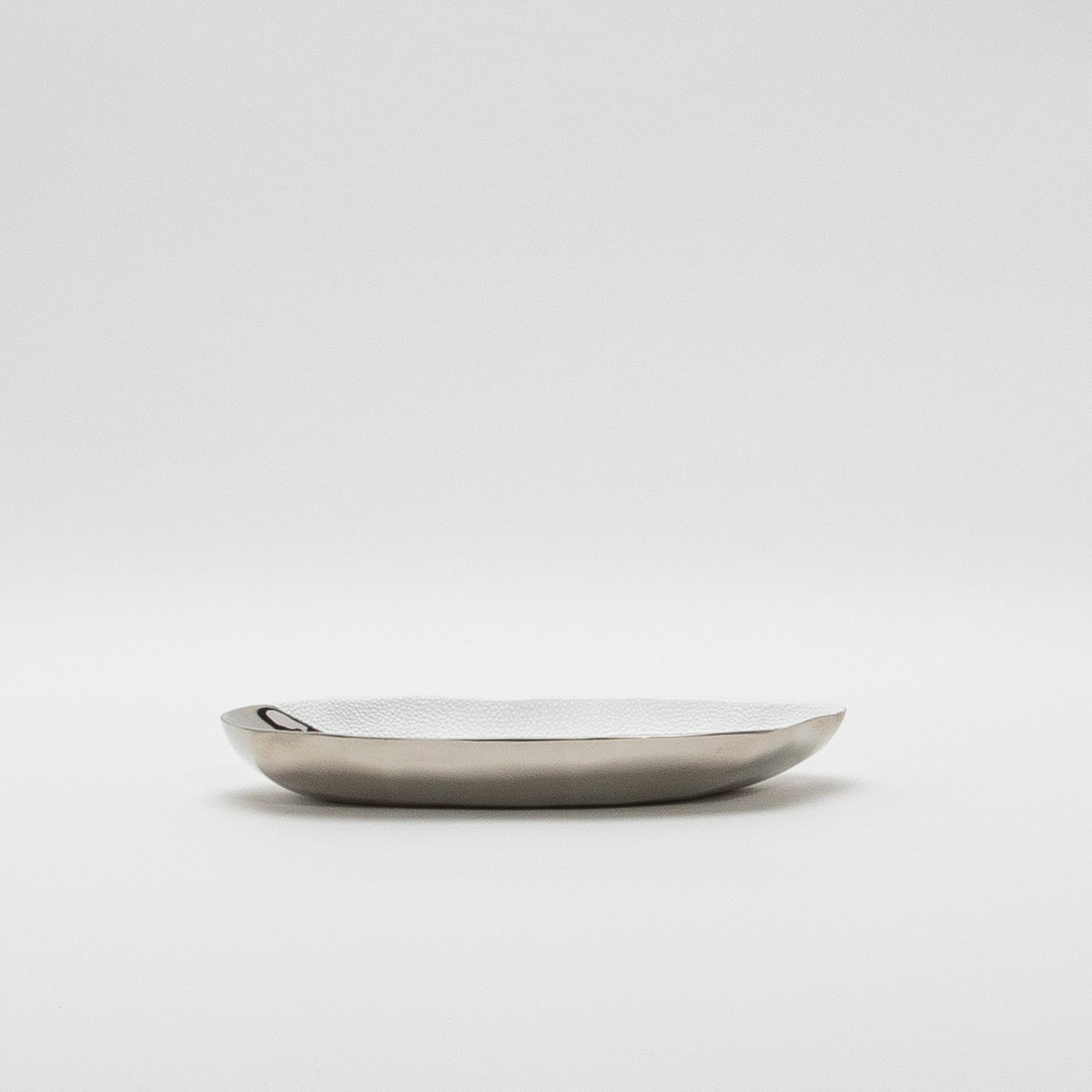 Bowl in Stainless Steel with White Shagreen Details by KIFU Paris