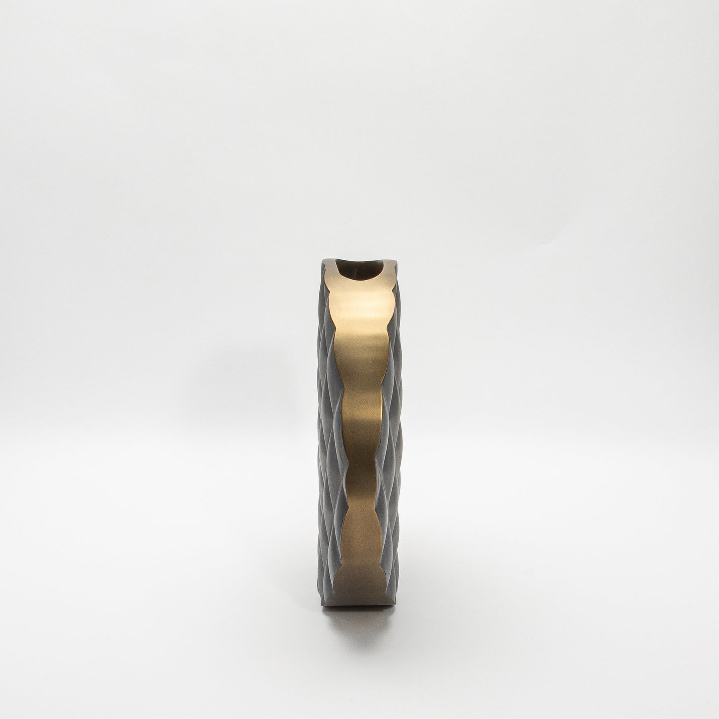 Quilted Vase in Black Oak by KIFU Paris