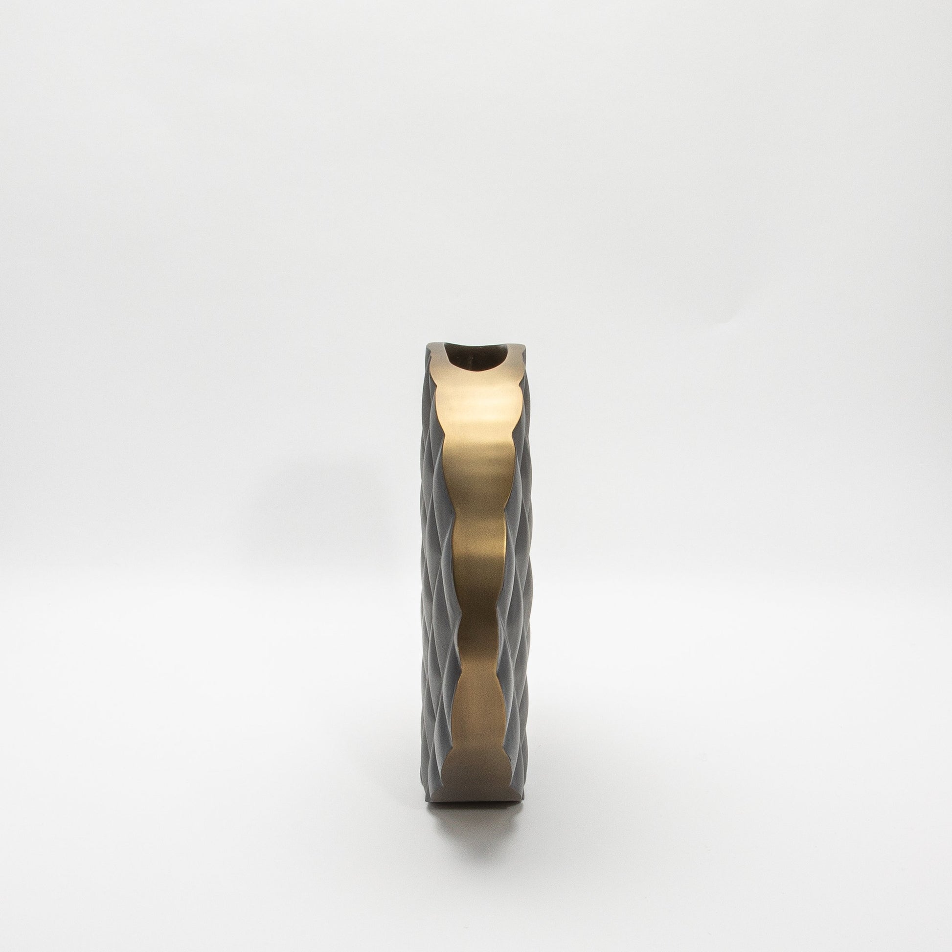 Quilted Vase in Black Oak by KIFU Paris