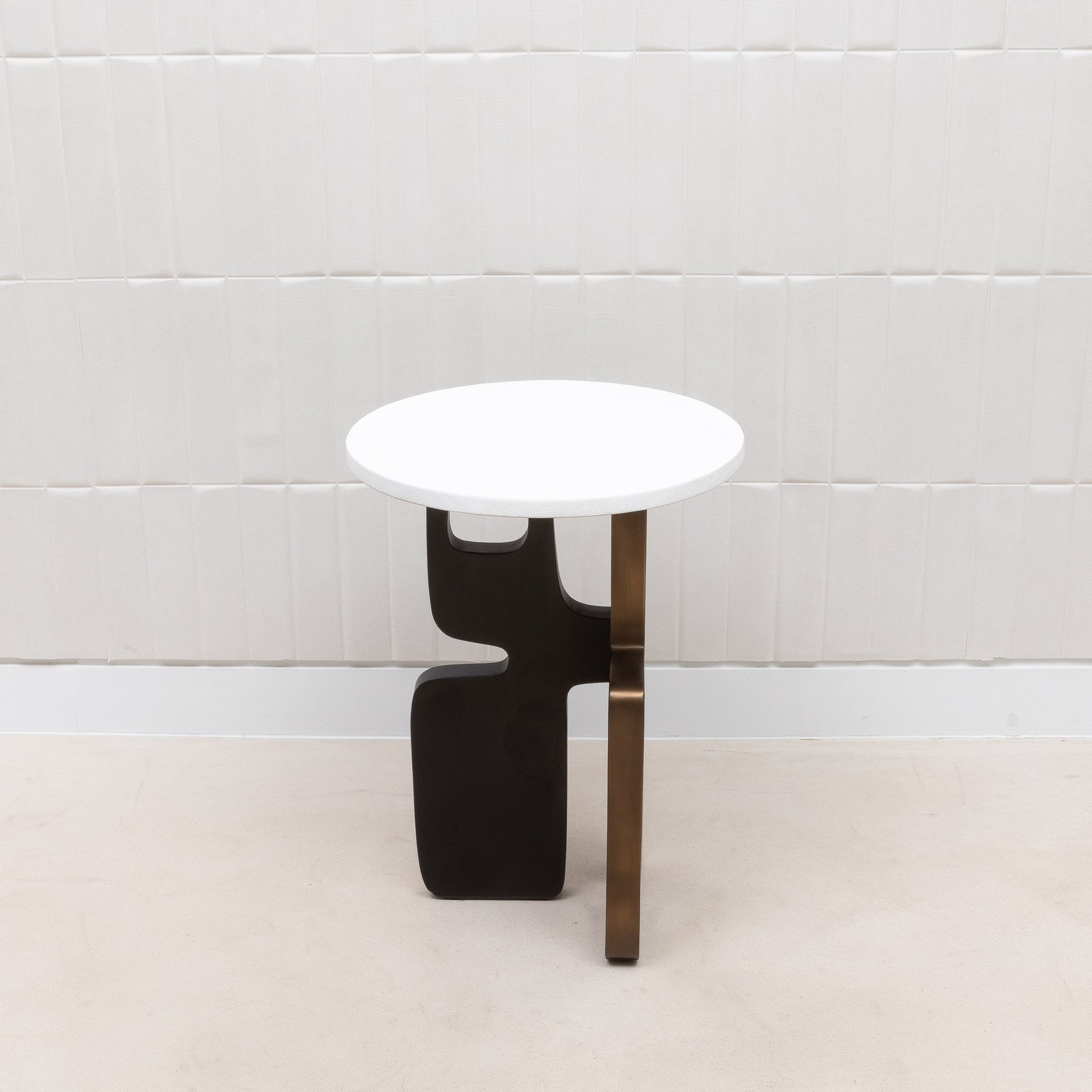 Apoli Shagreen Side Table by Kifu Paris