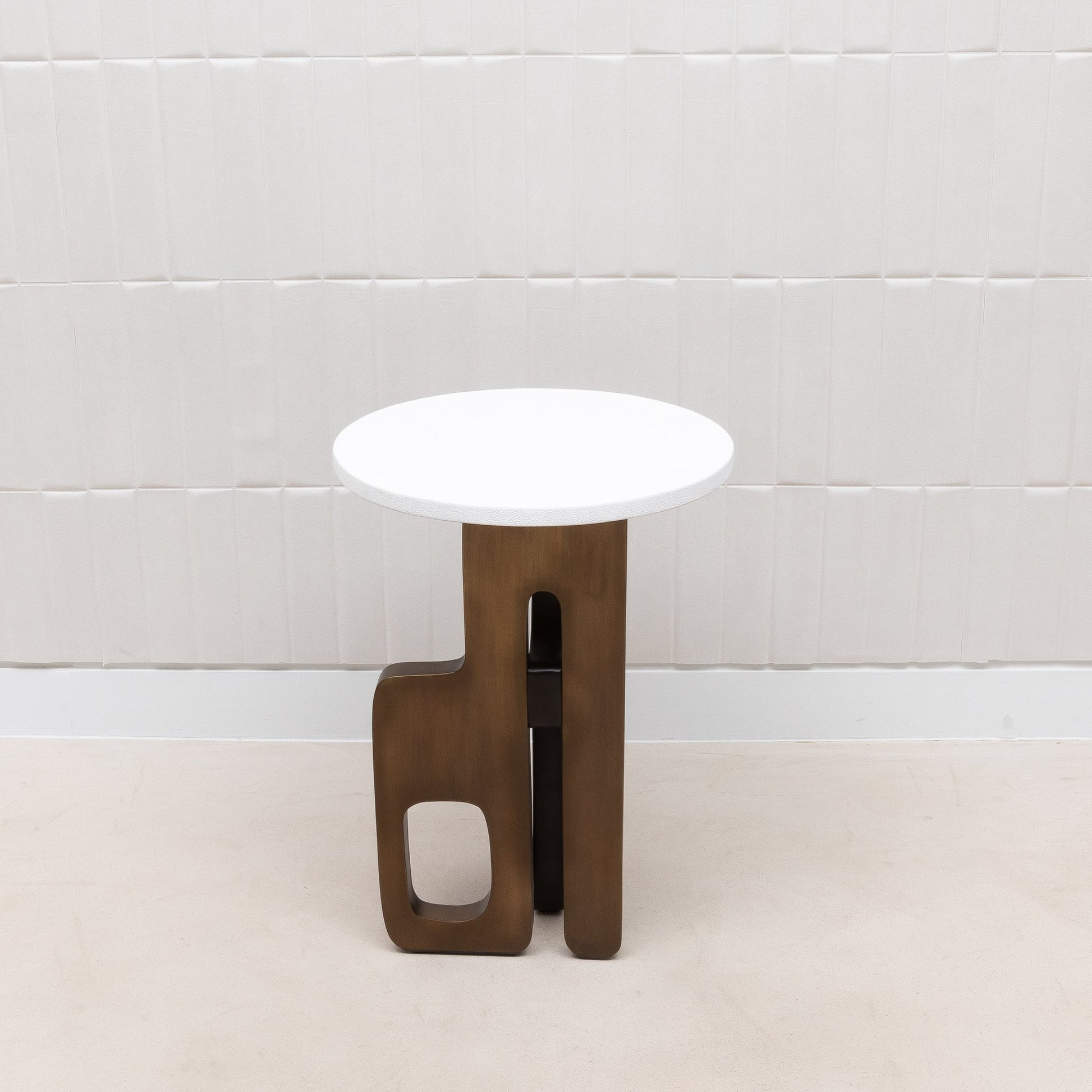 Apoli Shagreen Side Table by Kifu Paris