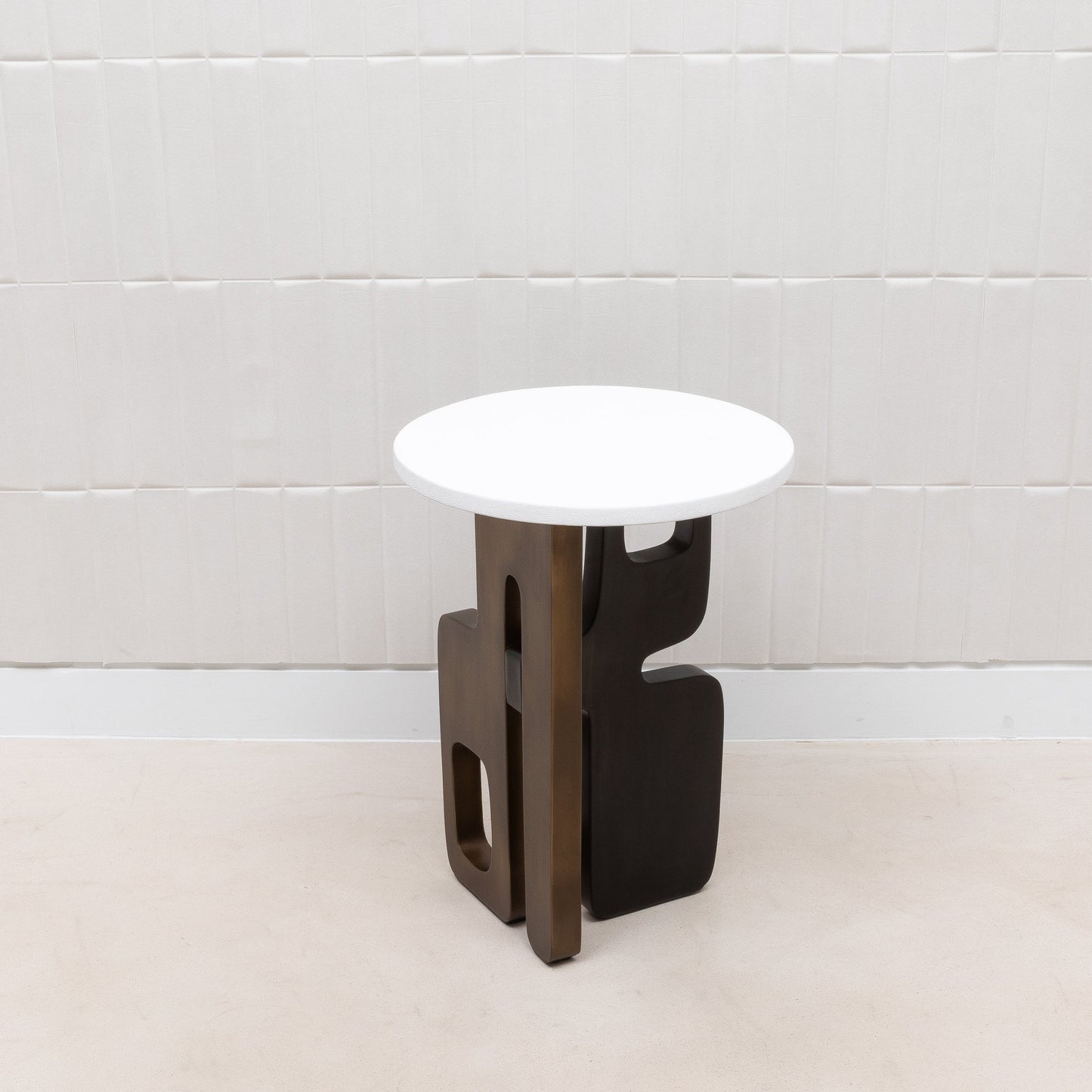 Apoli Shagreen Side Table by Kifu Paris