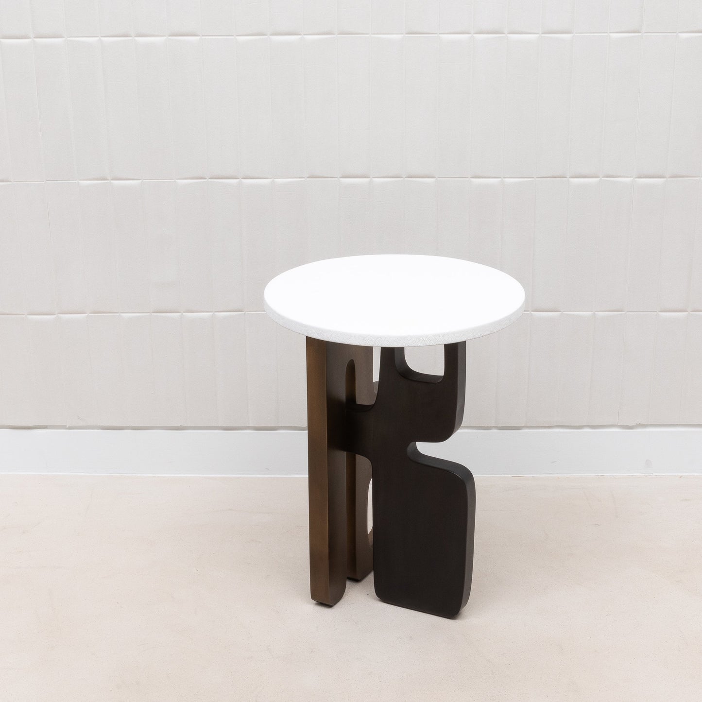 Apoli Shagreen Side Table by Kifu Paris