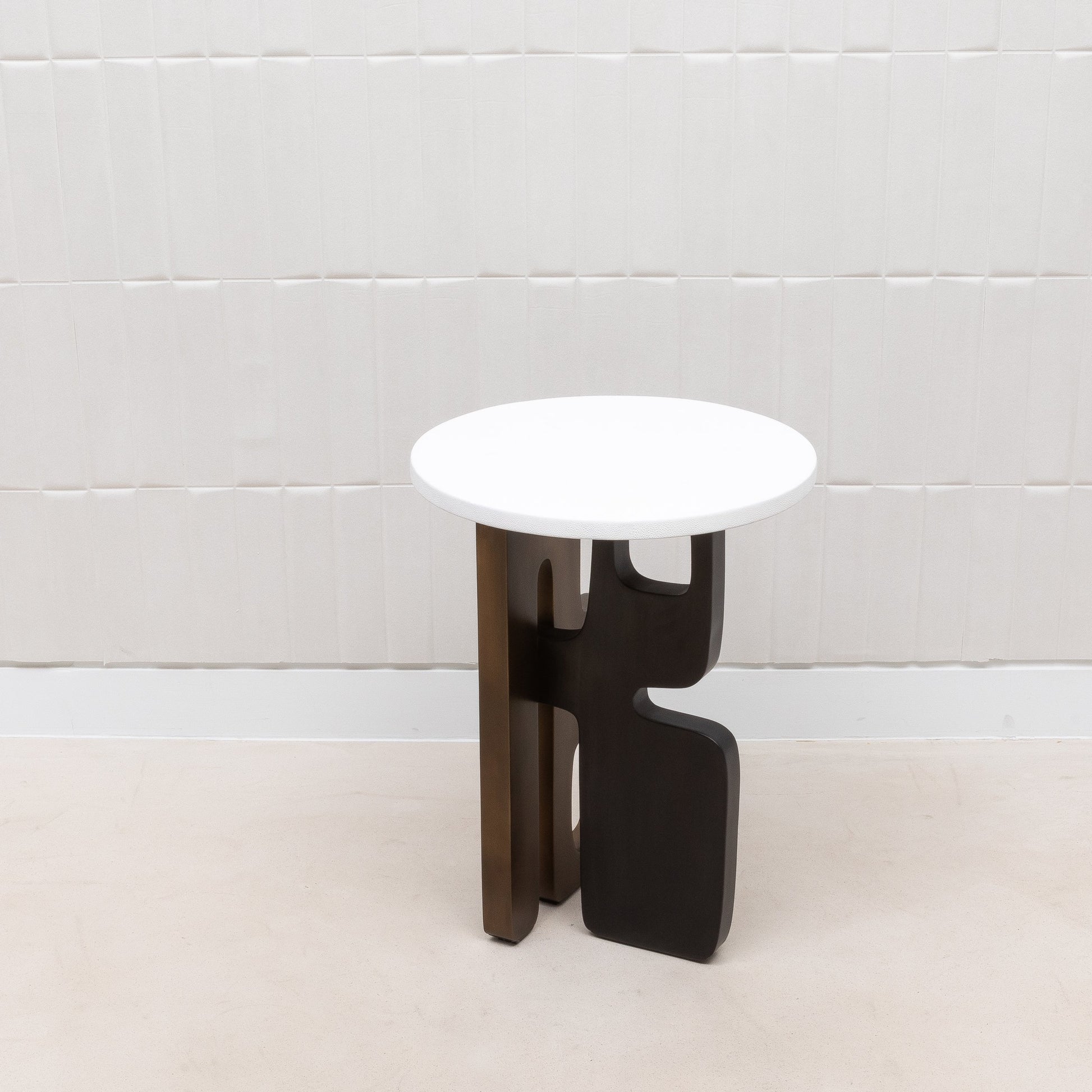 Apoli Shagreen Side Table by Kifu Paris