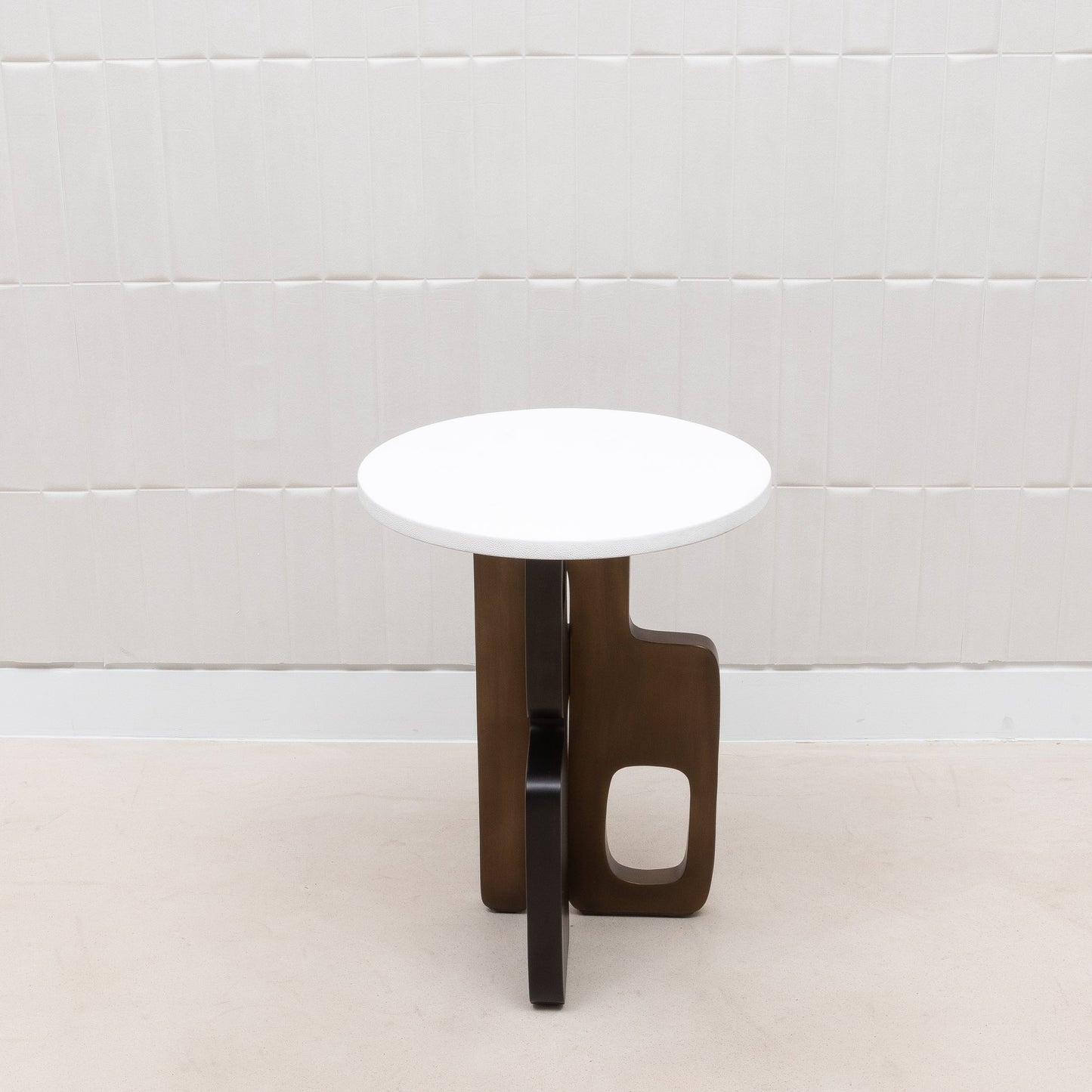 Apoli Shagreen Side Table by Kifu Paris
