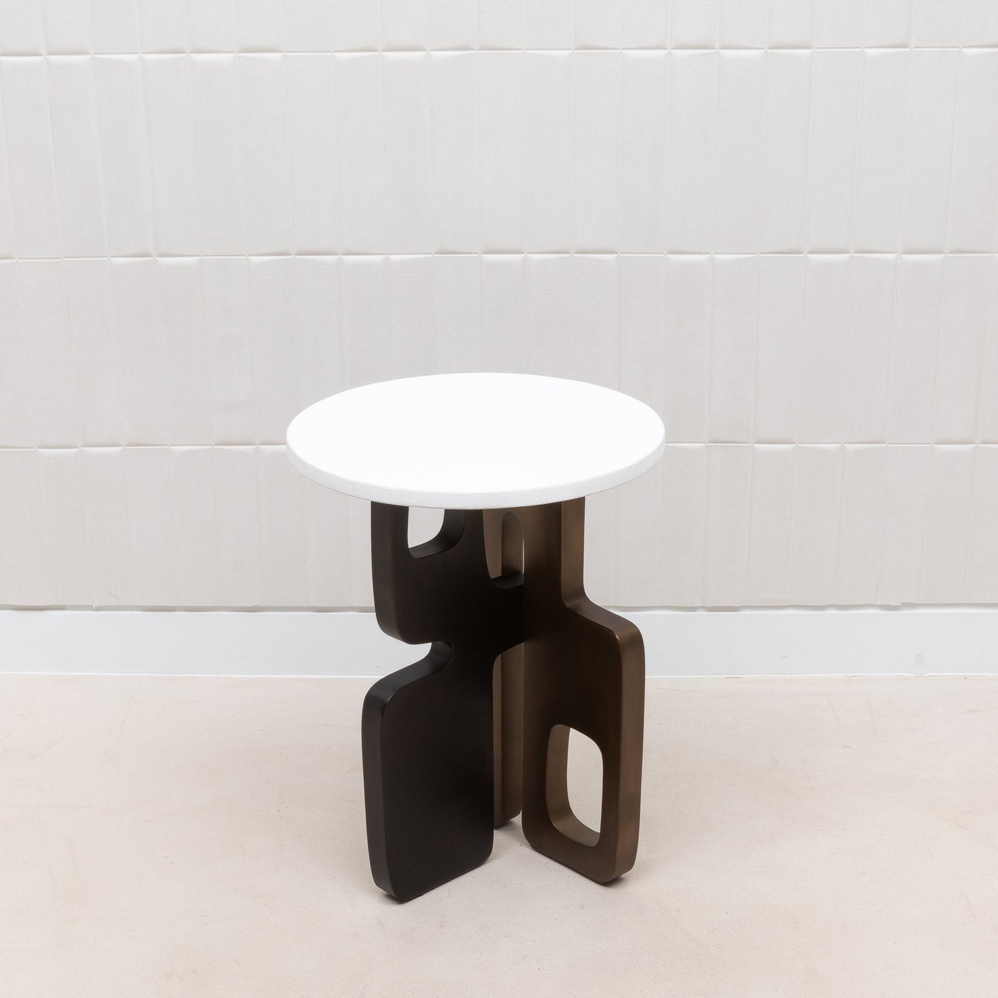 Apoli Shagreen Side Table by Kifu Paris