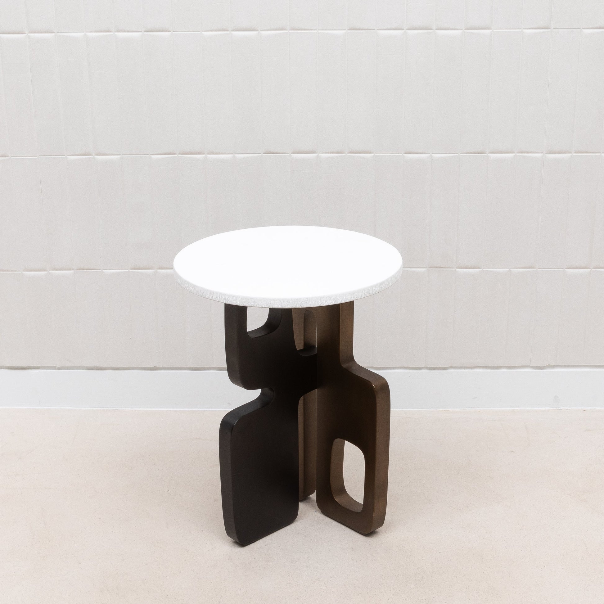 Apoli Shagreen Side Table by Kifu Paris