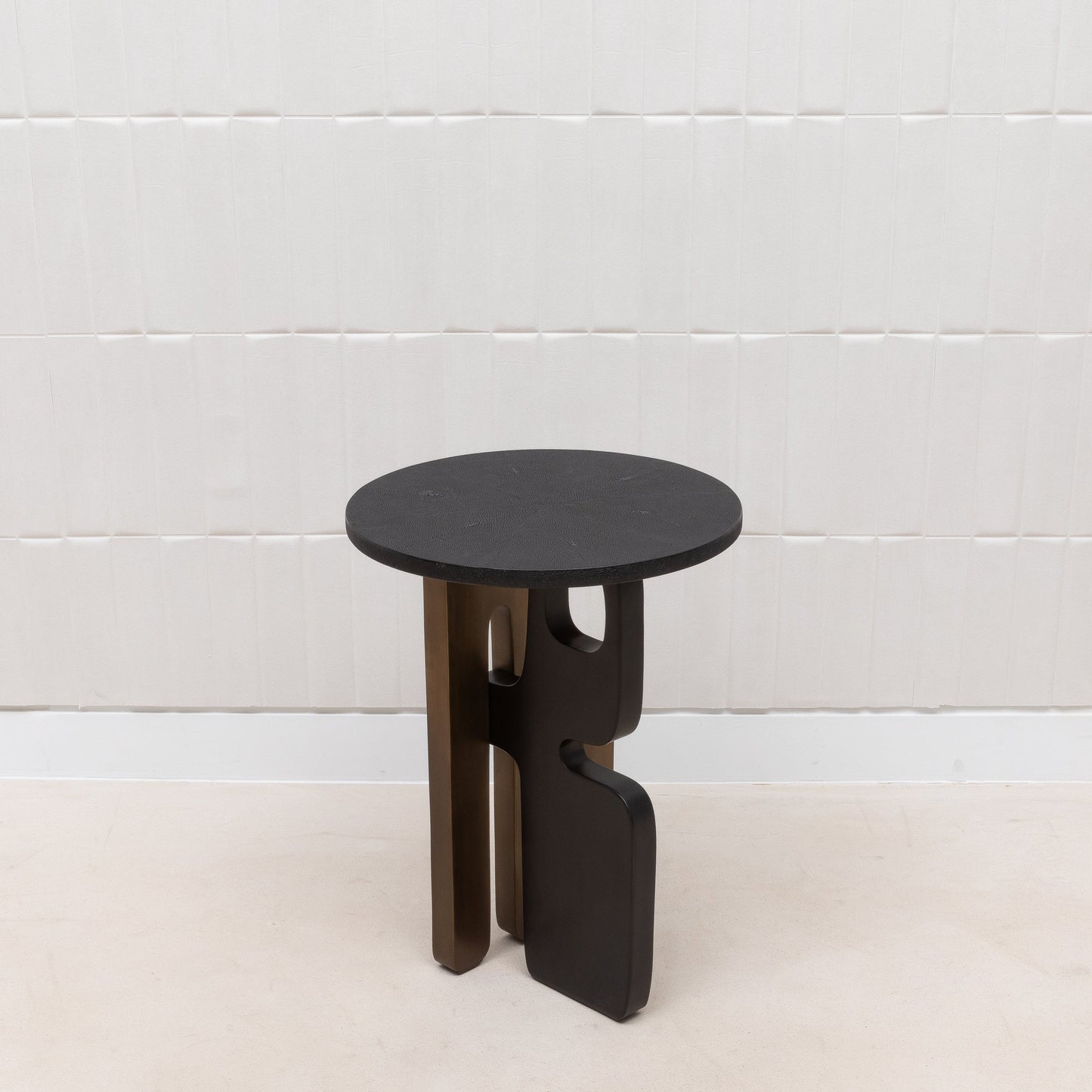 Apoli Shagreen Side Table by Kifu Paris