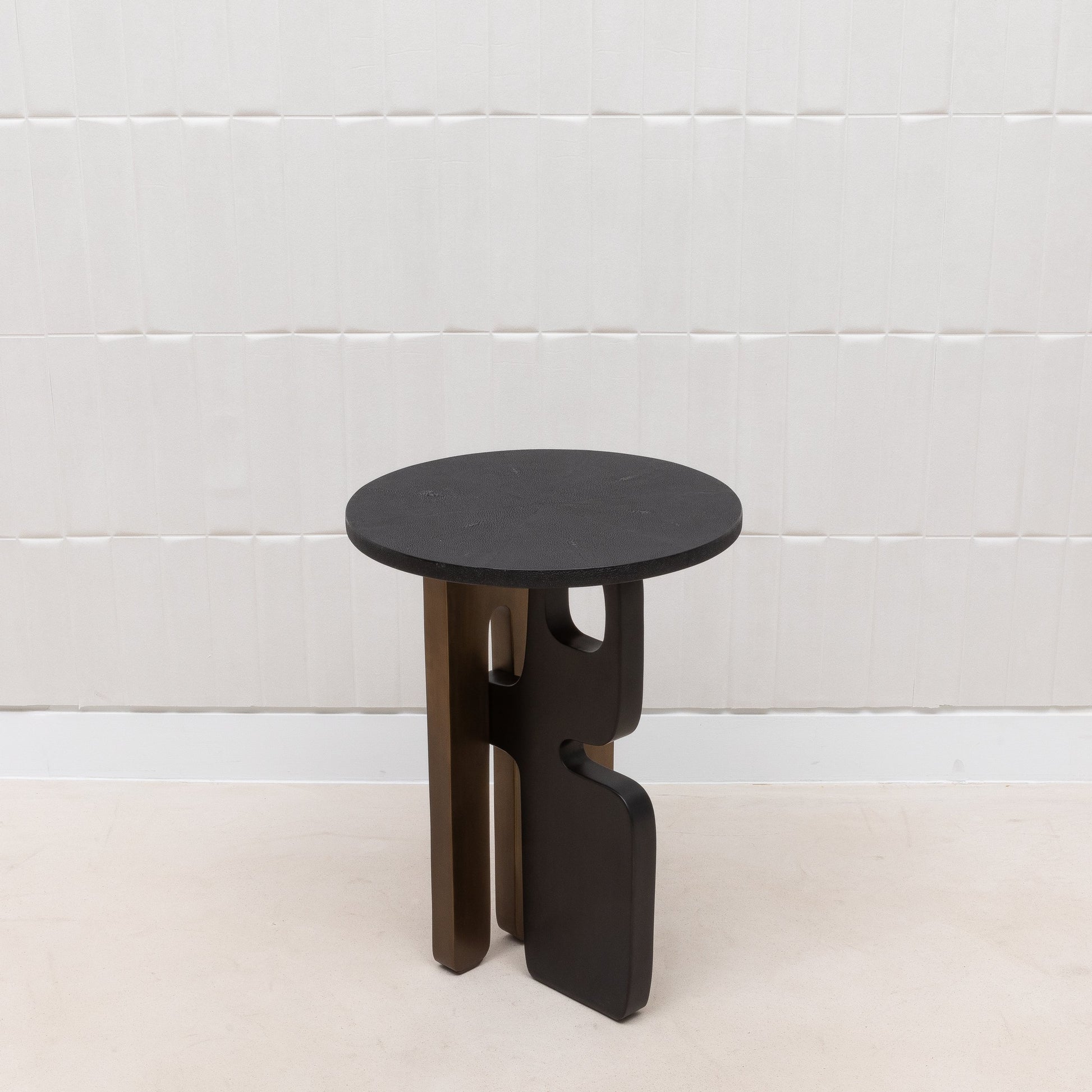 Apoli Shagreen Side Table by Kifu Paris