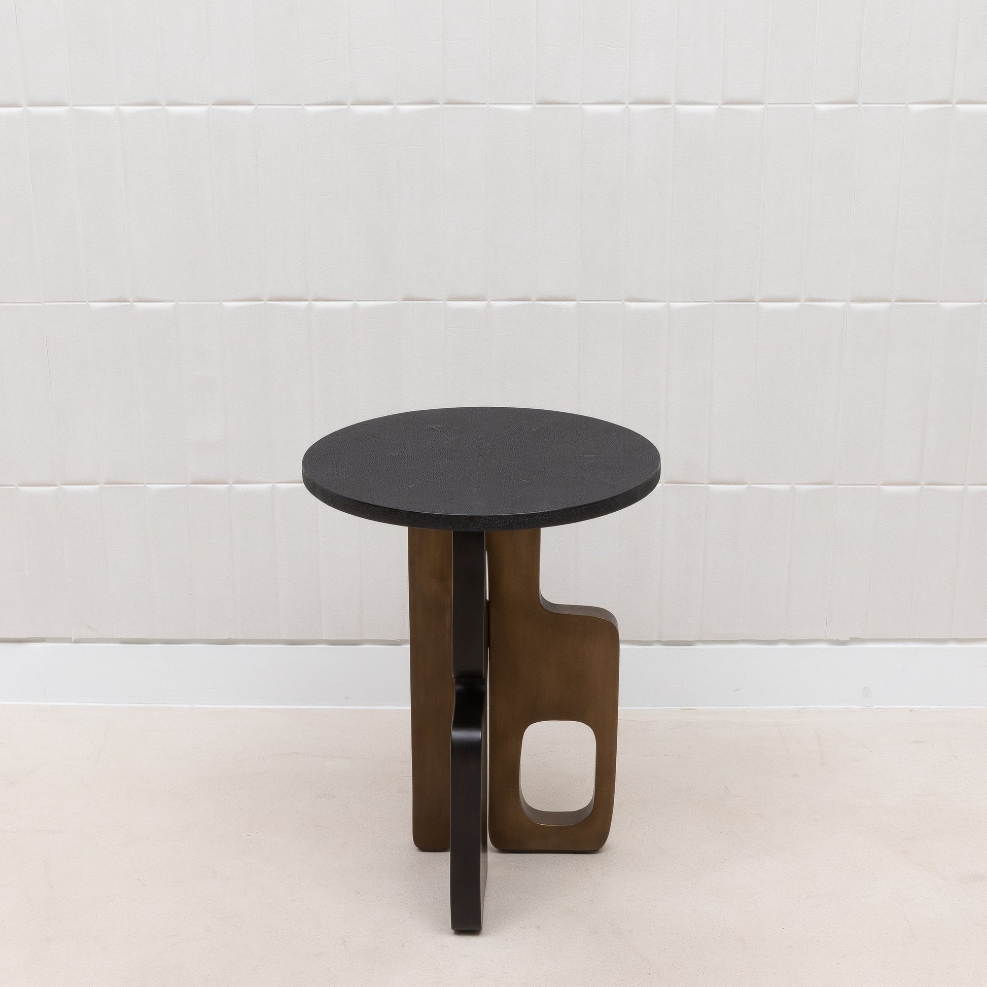 Apoli Shagreen Side Table by Kifu Paris