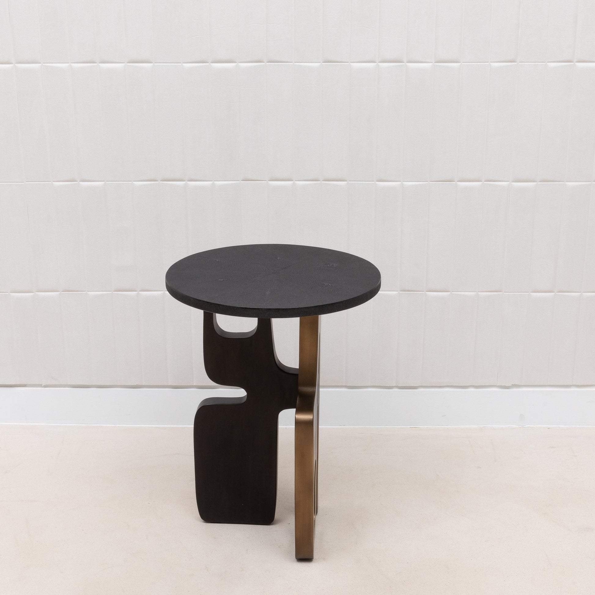 Apoli Shagreen Side Table by Kifu Paris
