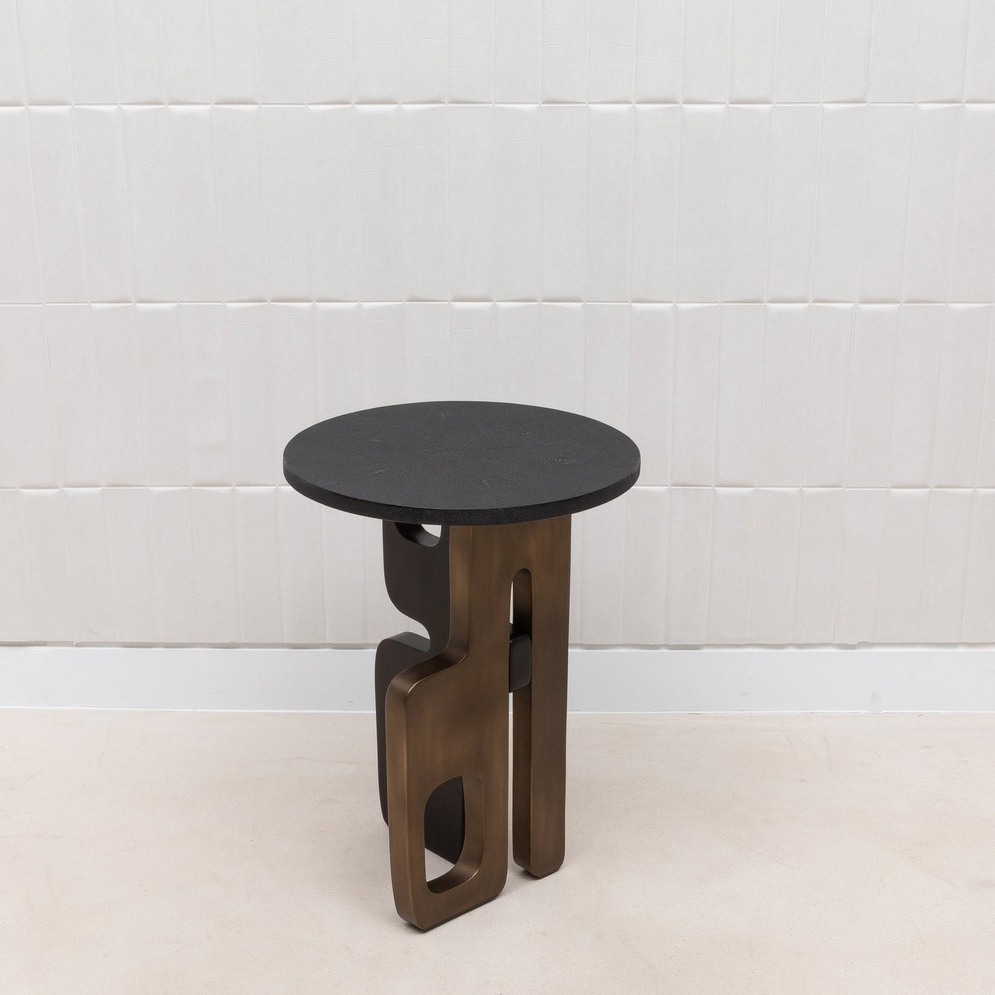 Apoli Shagreen Side Table by Kifu Paris