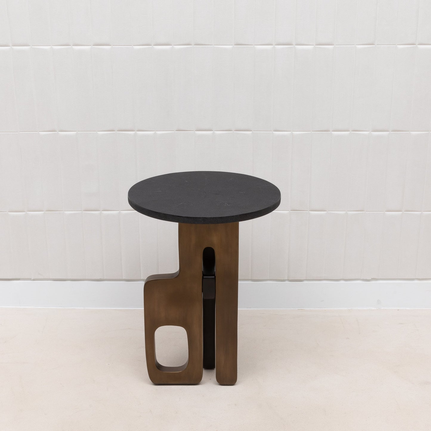 Apoli Shagreen Side Table by Kifu Paris