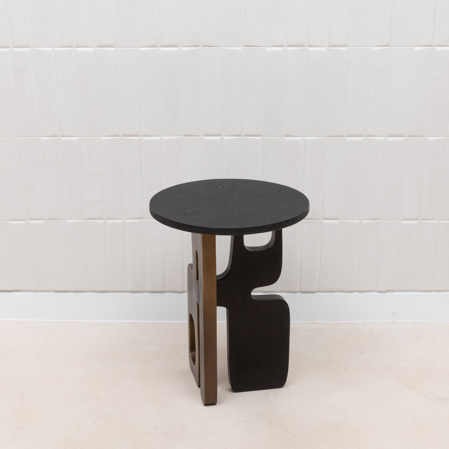 Apoli Shagreen Side Table by Kifu Paris