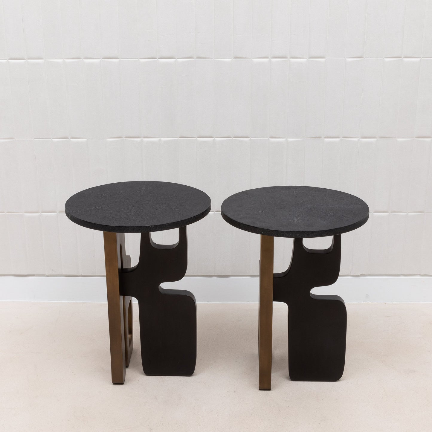 Apoli Shagreen Side Table by Kifu Paris