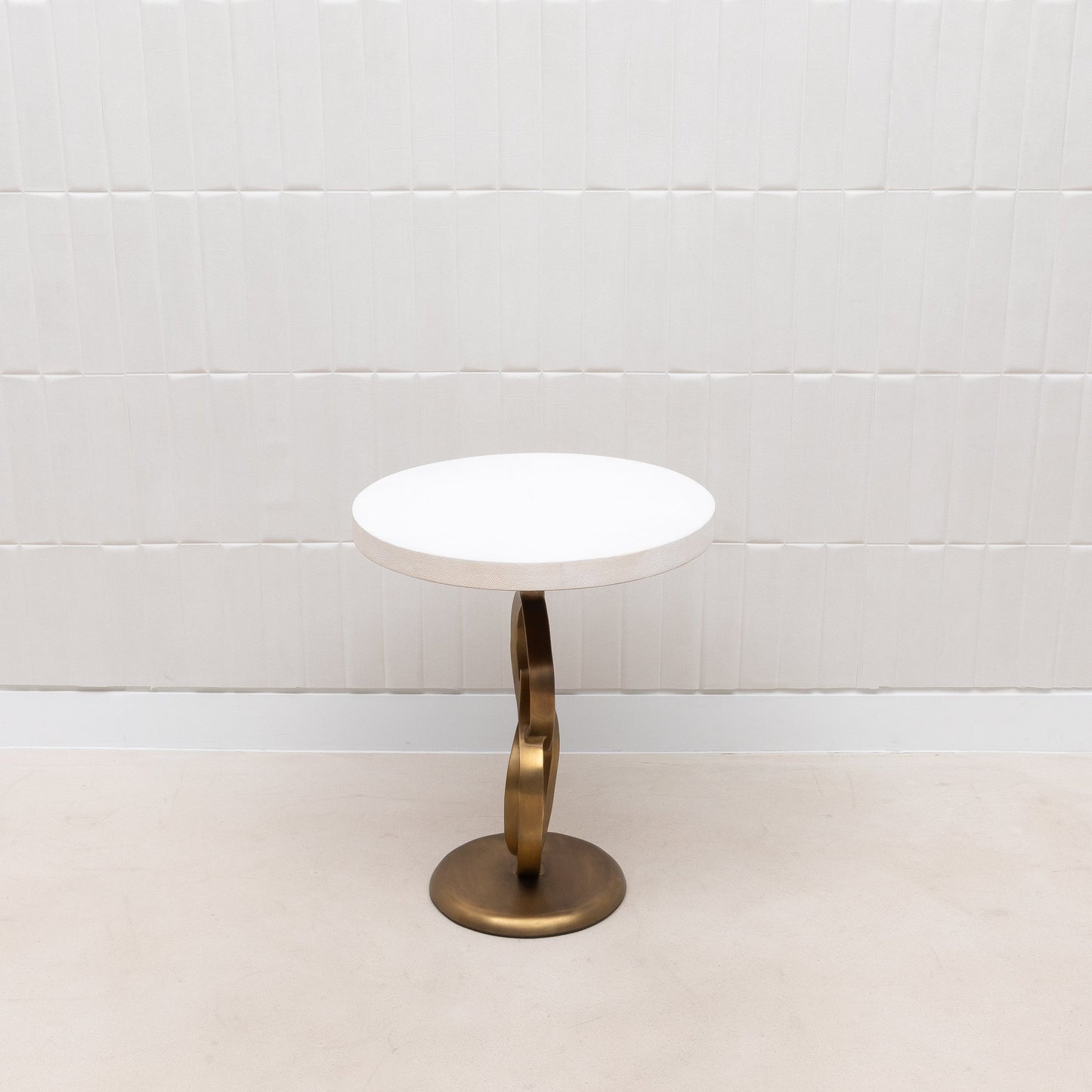 Teardrop Shagreen Side Table by Kifu Paris