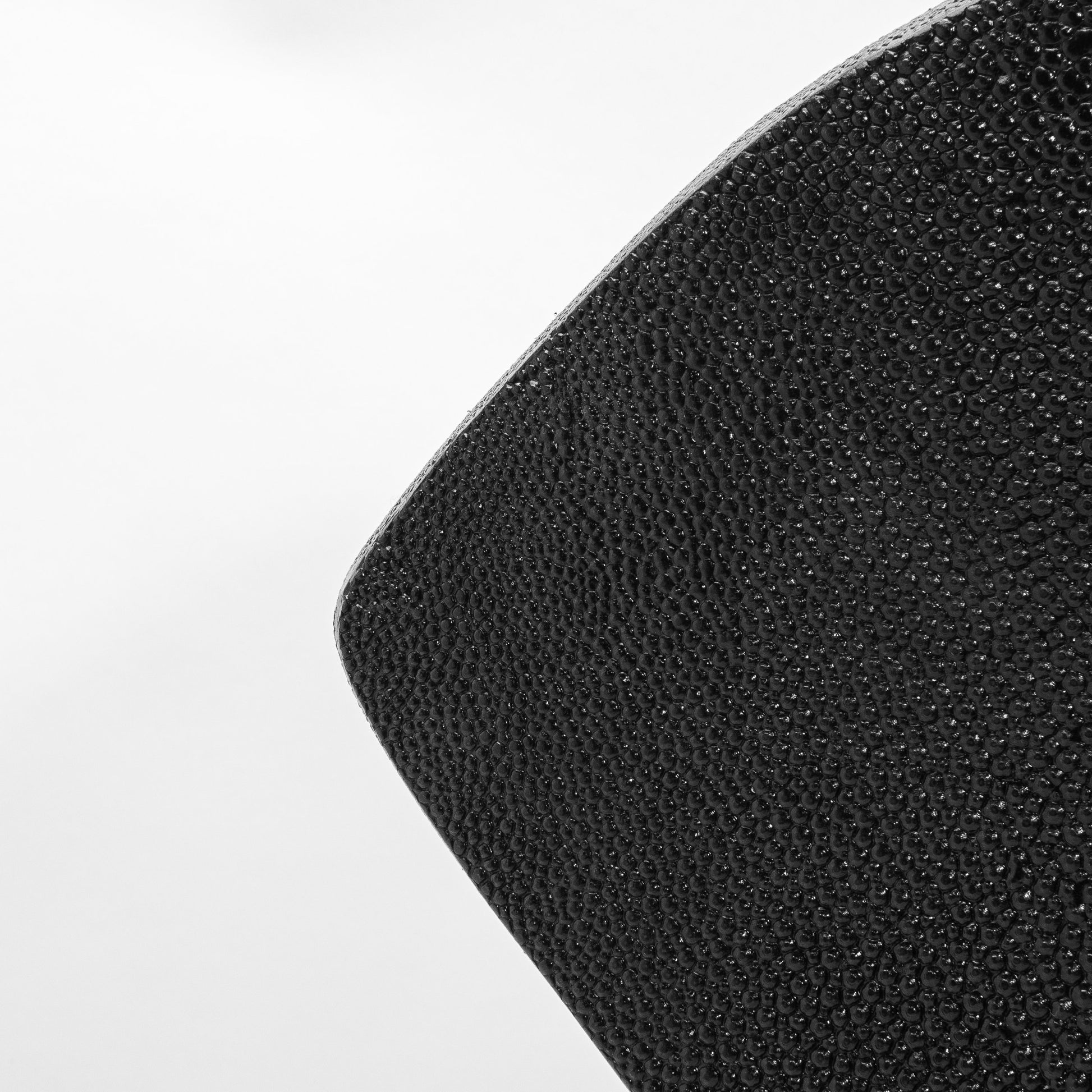 Sculptural Vase in Black Shagreen by R&Y Augousti