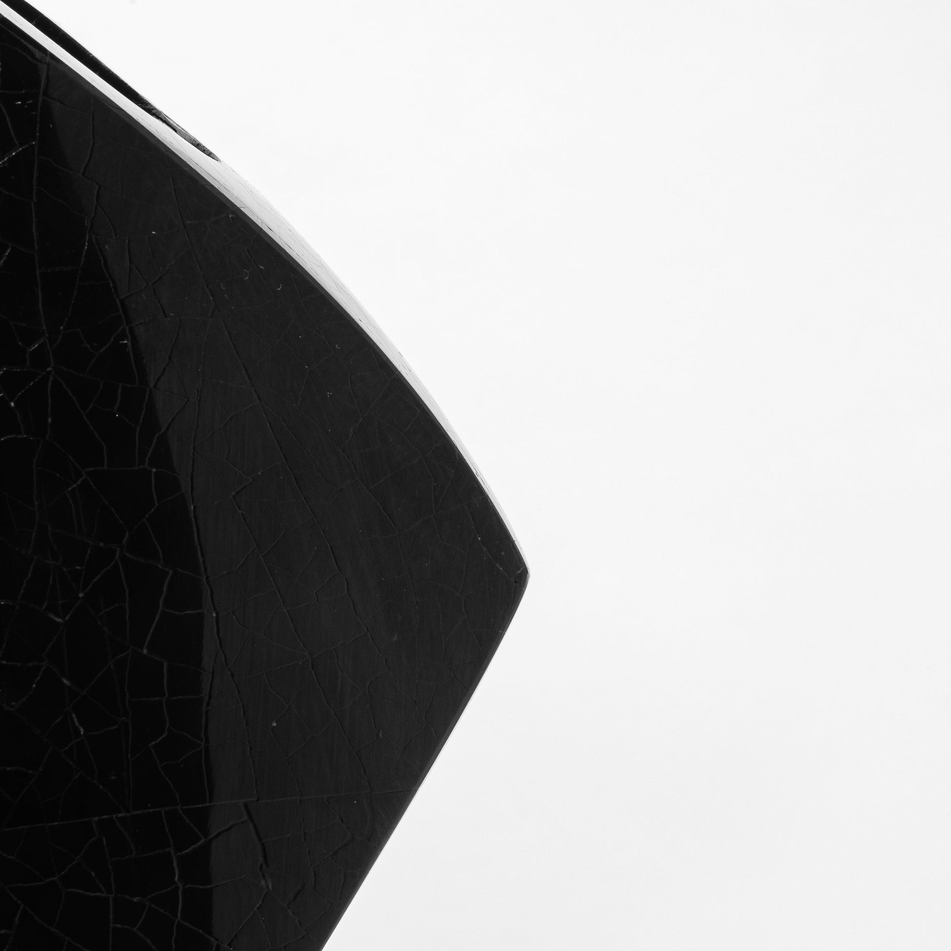 Sculptural Vase in Black Shell by R&Y Augousti