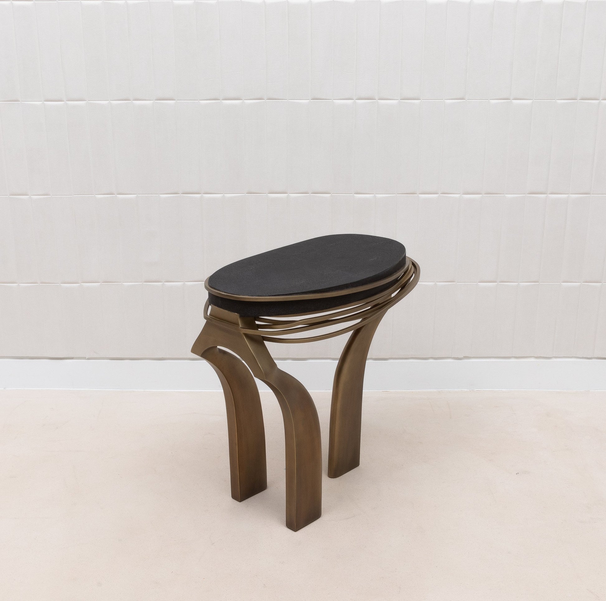 Galaxy Shagreen Side Table by Kifu Paris