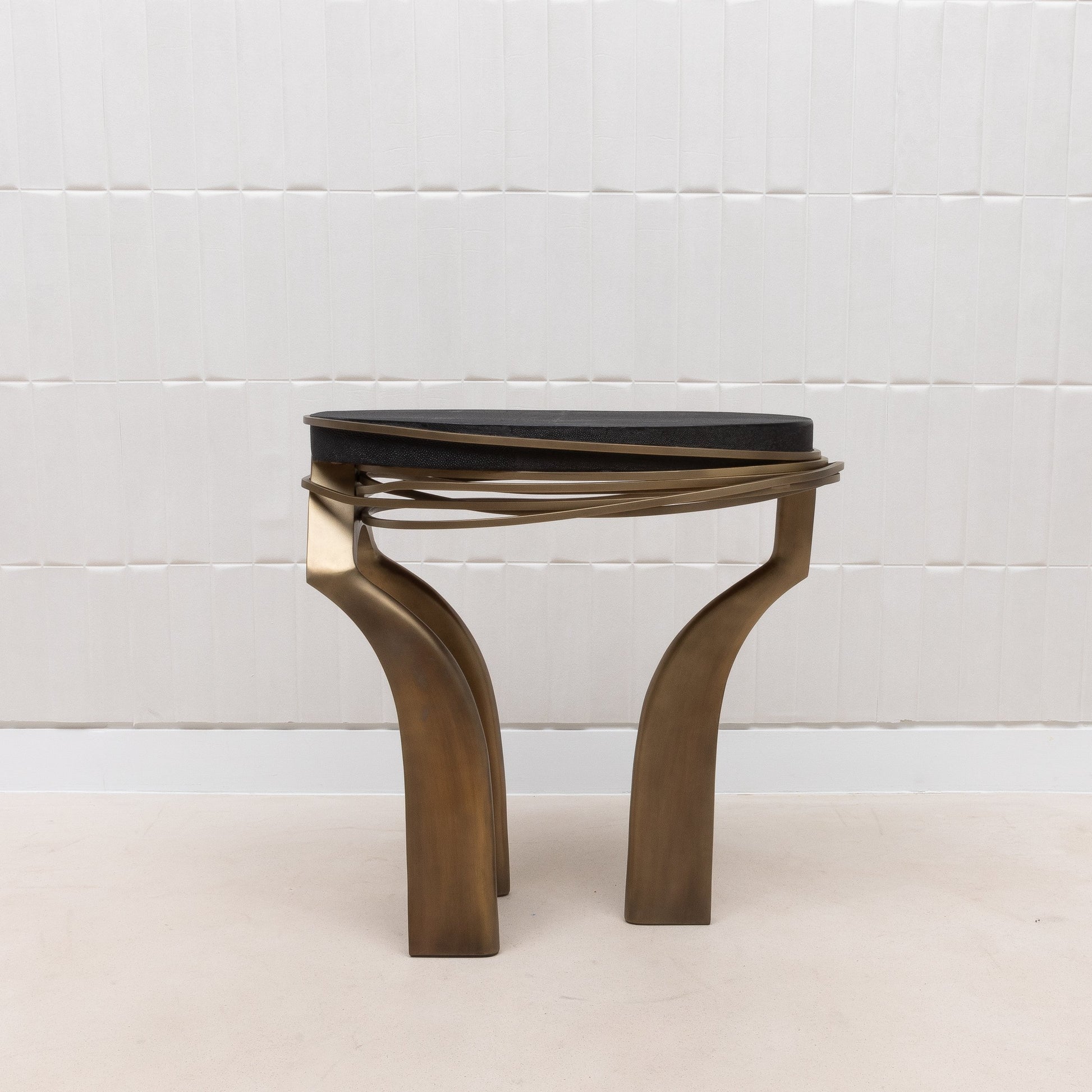 Galaxy Shagreen Side Table by Kifu Paris